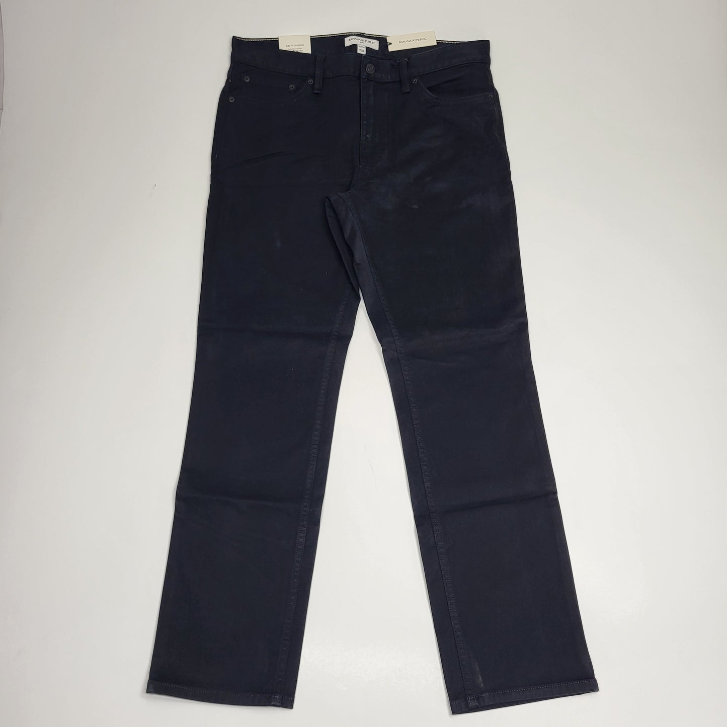 BANANA REPUBLIC Banana Republic Slim Traveler Pants Slim Mild Rise Men's Sz 33 Black