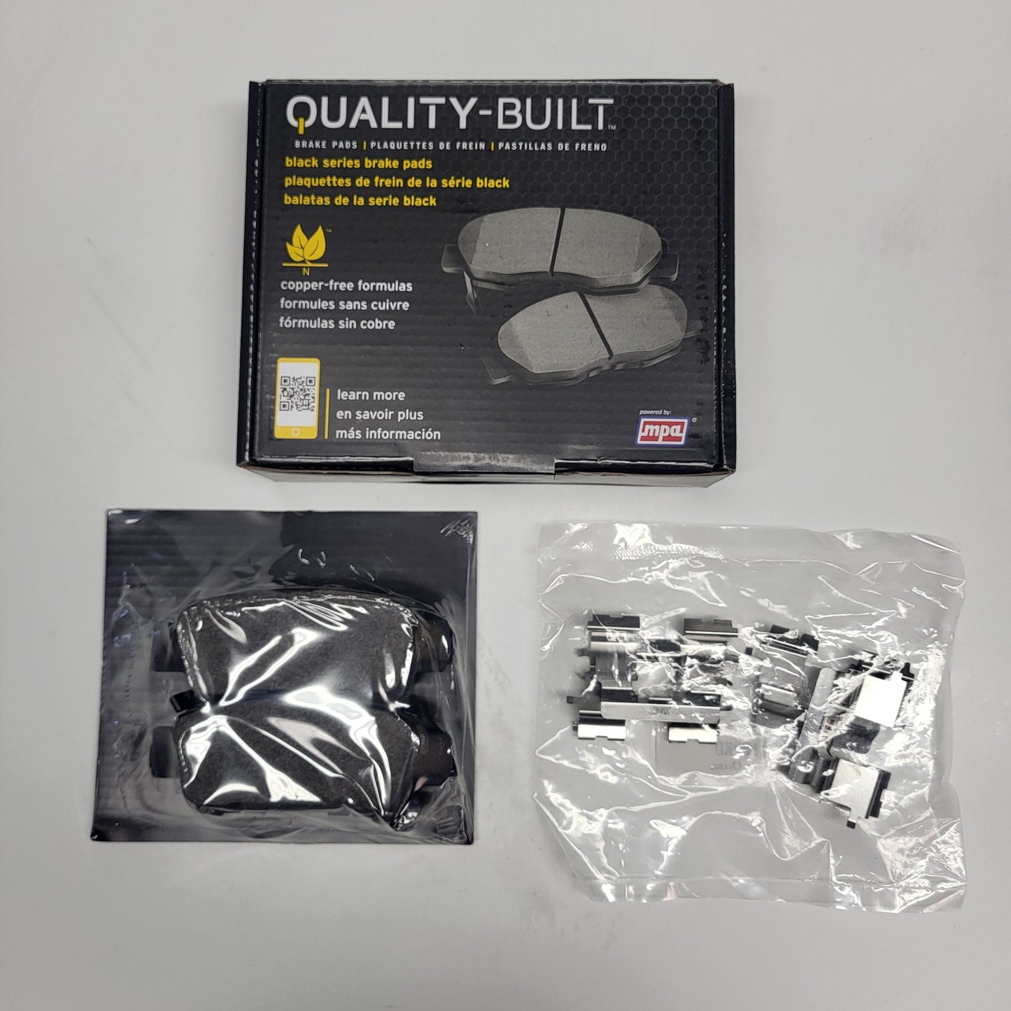 QUALITY-BUILT Ceramic Disc Brake Pad Set Black Rear 1003-0995C