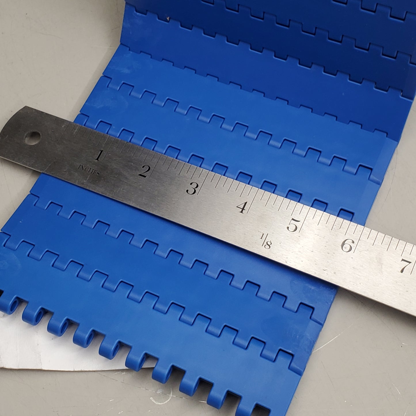 UNI CHAINS (4 Pack) Plastic Conveyor Chain Belt 6" x 20' Blue 145CFPPB (New Other)