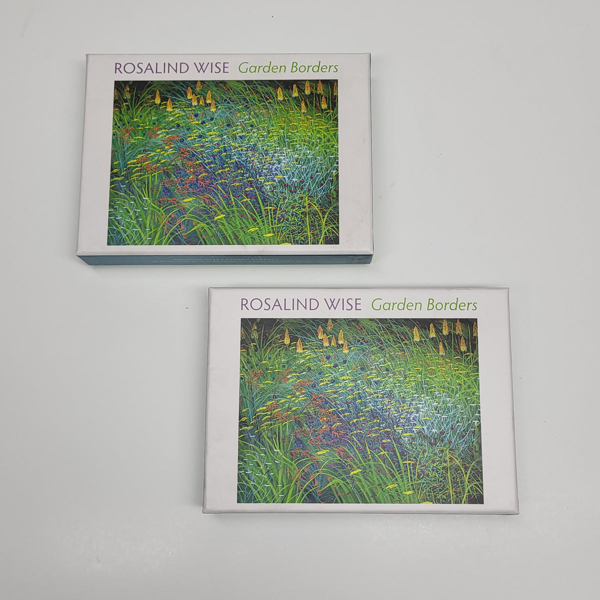 POMEGRANTE (20 PACK) Rosalind Wise Garden Borders Notecards W/ Envelopes 4x6"