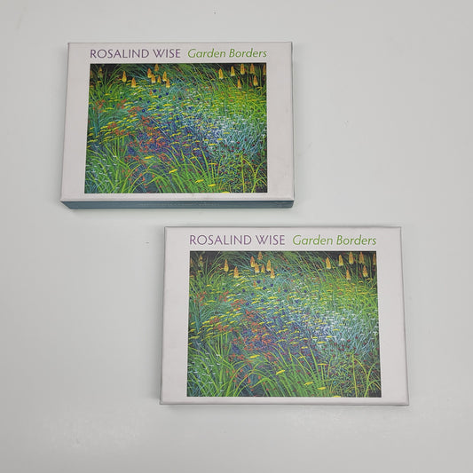 POMEGRANTE (20 PACK) Rosalind Wise Garden Borders Notecards W/ Envelopes 4x6"