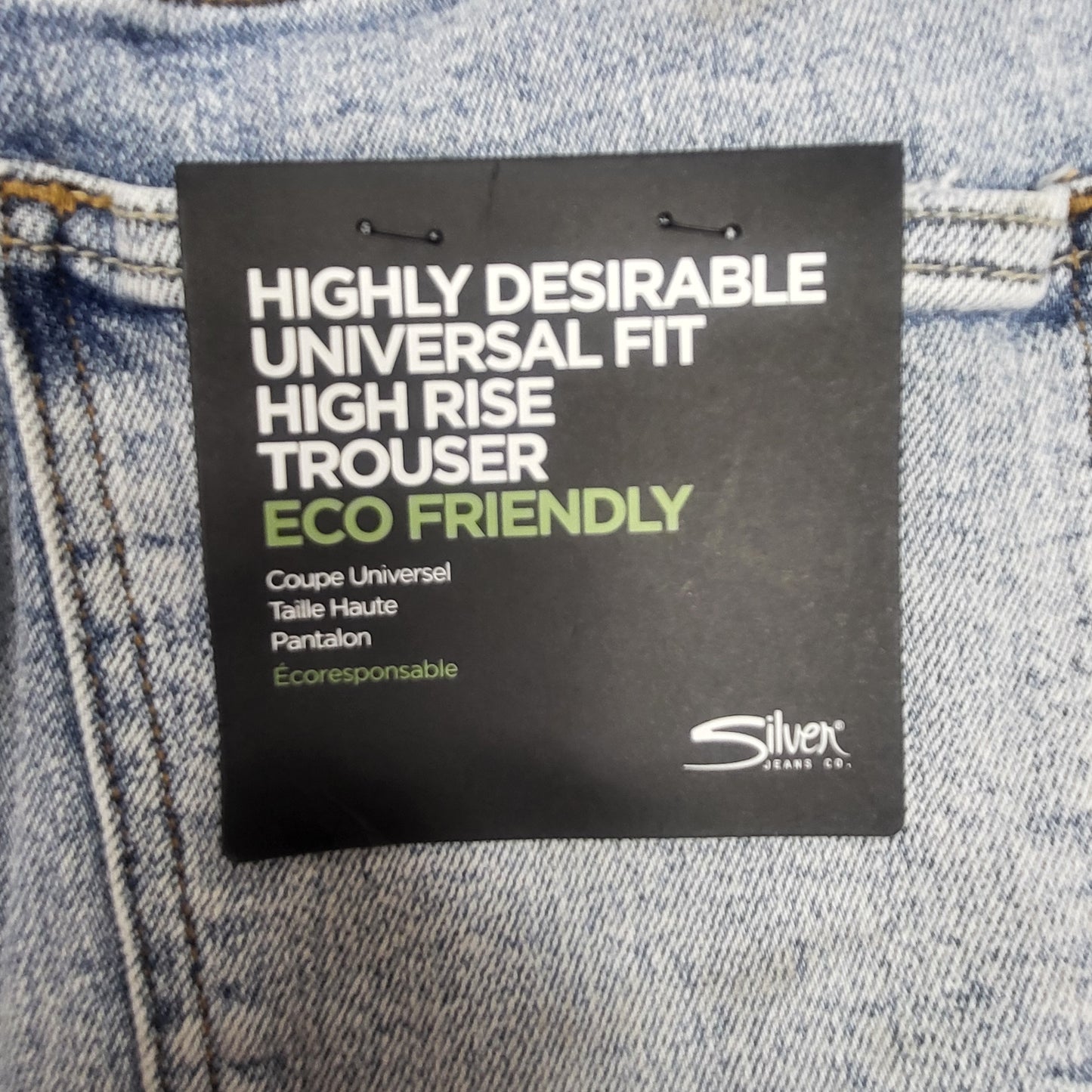 SILVER JEANS CO. Highly Desirable Trouser Eco Friendly Sz 31/33 Indigo