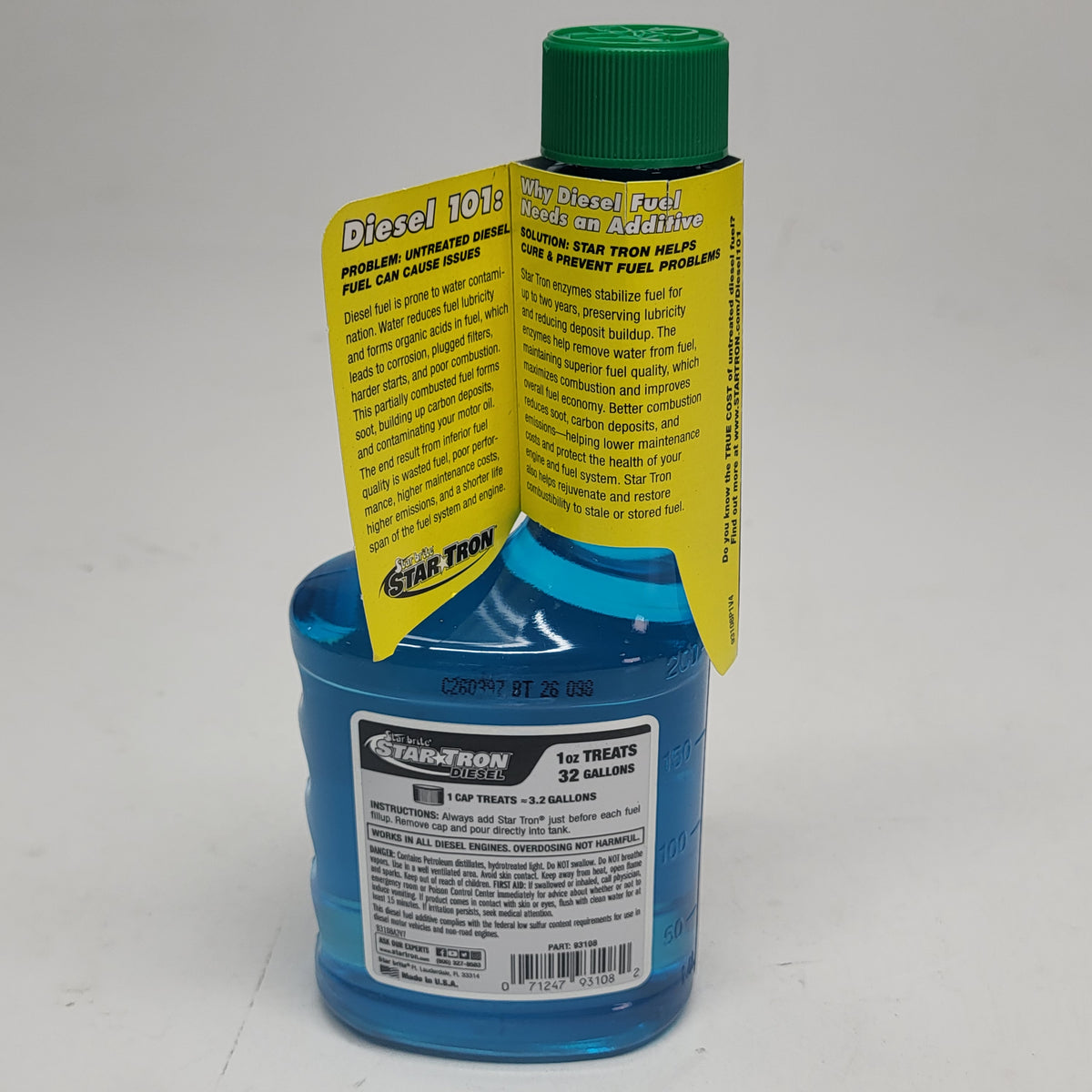 STARTRON (3 PACK) Enzyme Diesel Engine Treatment Treats 256 Gallons 8 Oz