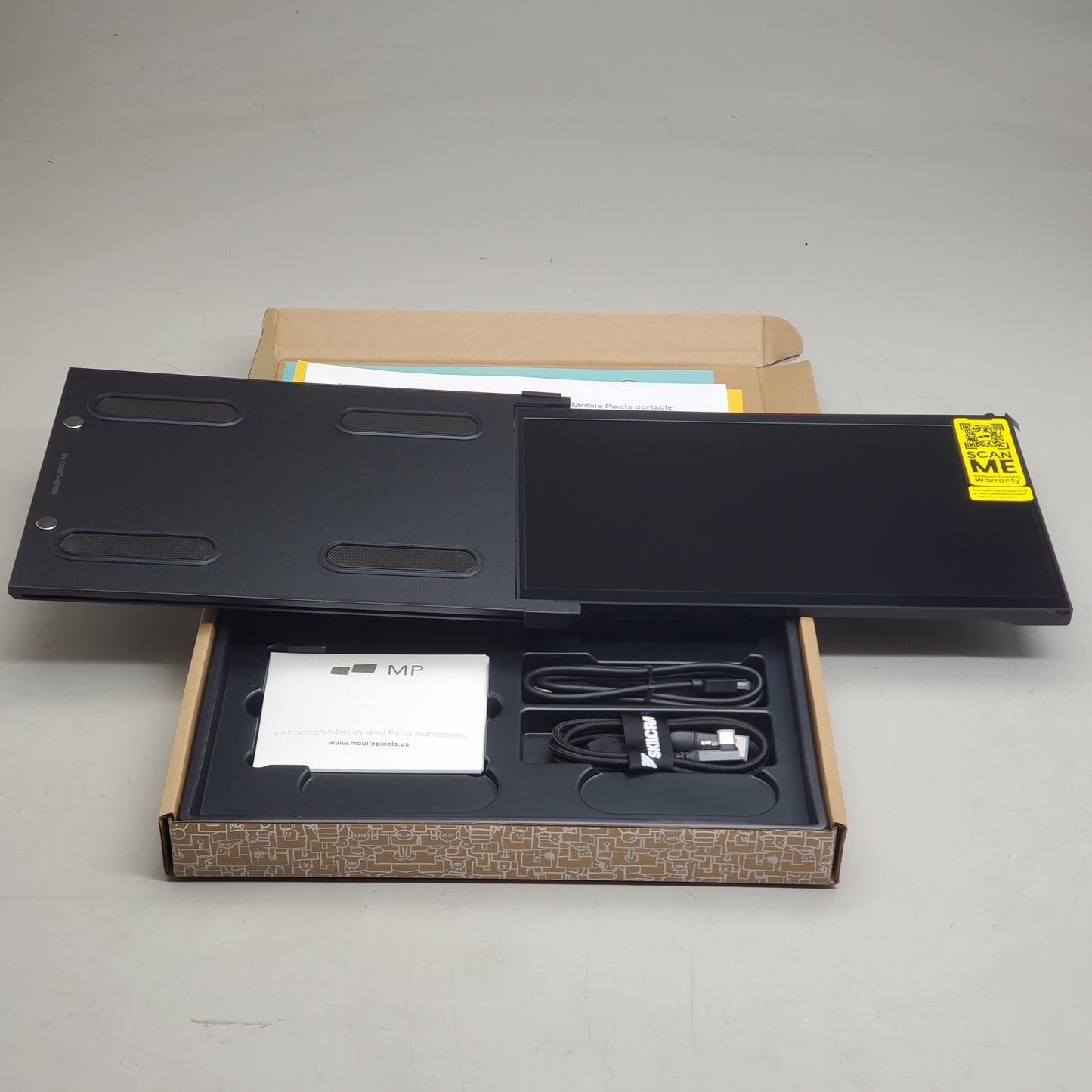 DUEX MAX DS 14.1” Portable Laptop Monitor - Black (Model 071503302014)