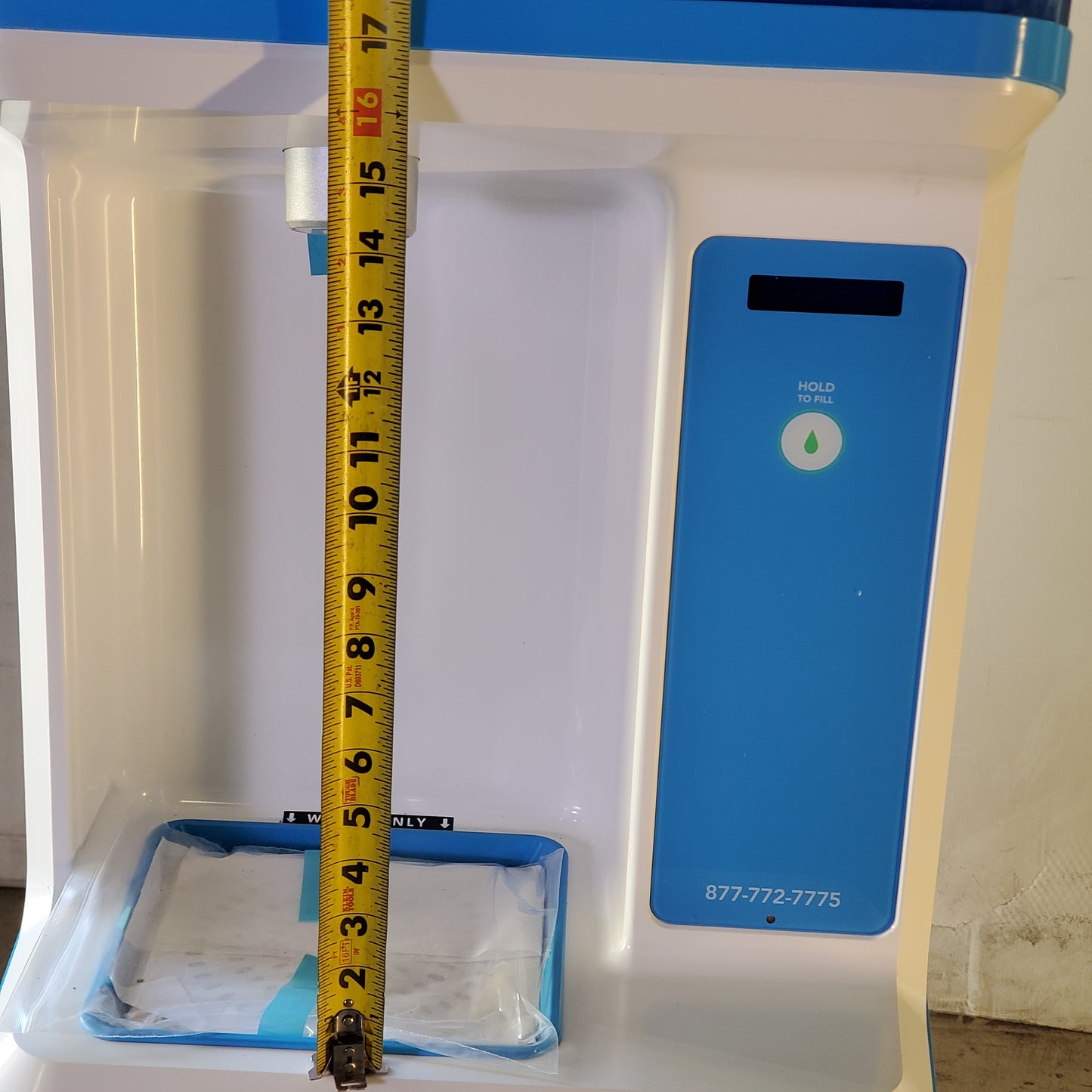 FLOWATER Premium Refill Station for Offices, Breakrooms & Garages Blue / White FW-3000HB0