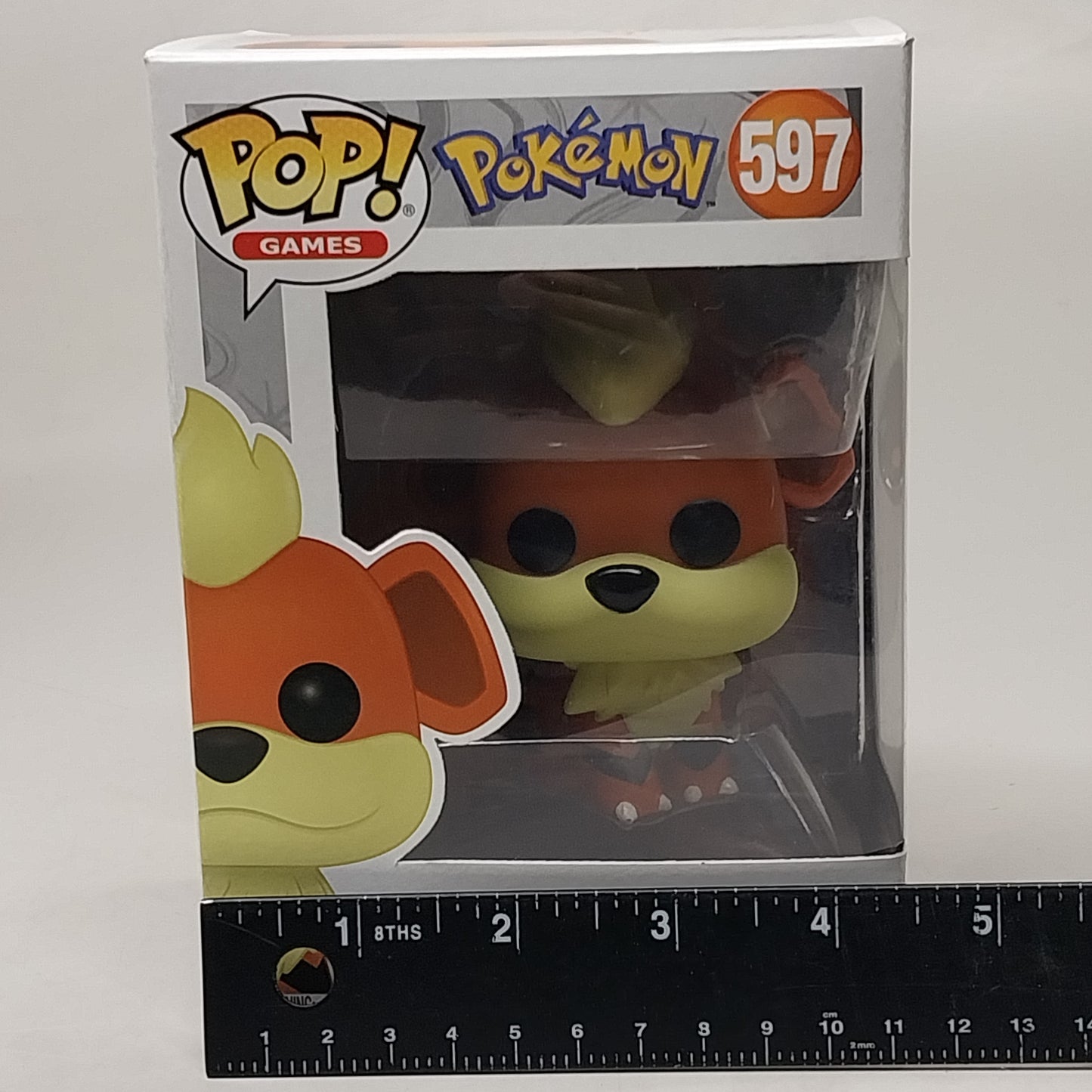 FUNKO Pop Games Pokemon 597 GROWLITHE Vinyl Figure (New)