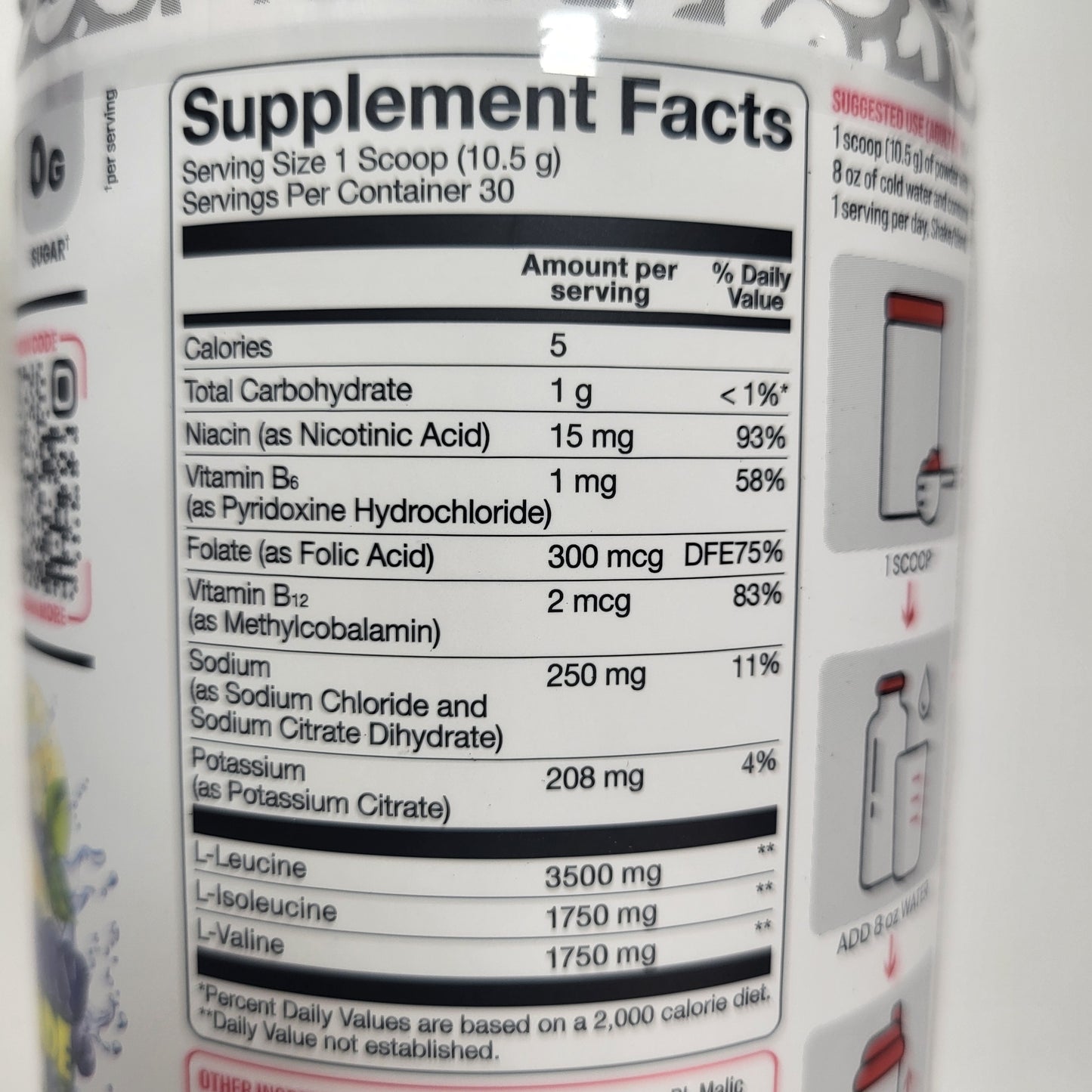 BASIC Creatine Monohydrate Increase Muscle Blueberry Lemonade 11.1oz BB 02/27
