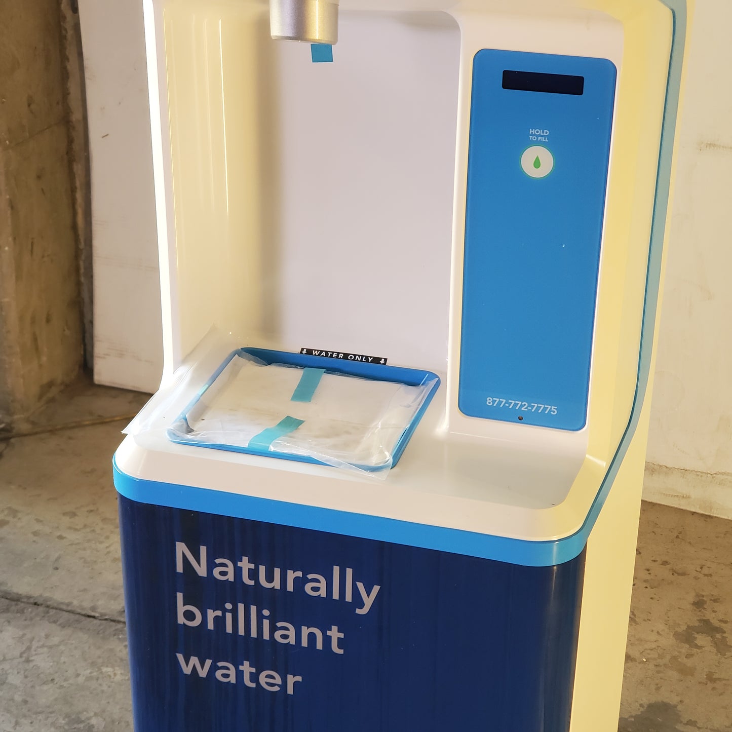 FLOWATER Premium Refill Station for Offices, Breakrooms & Garages Blue / White FW-3000HB0