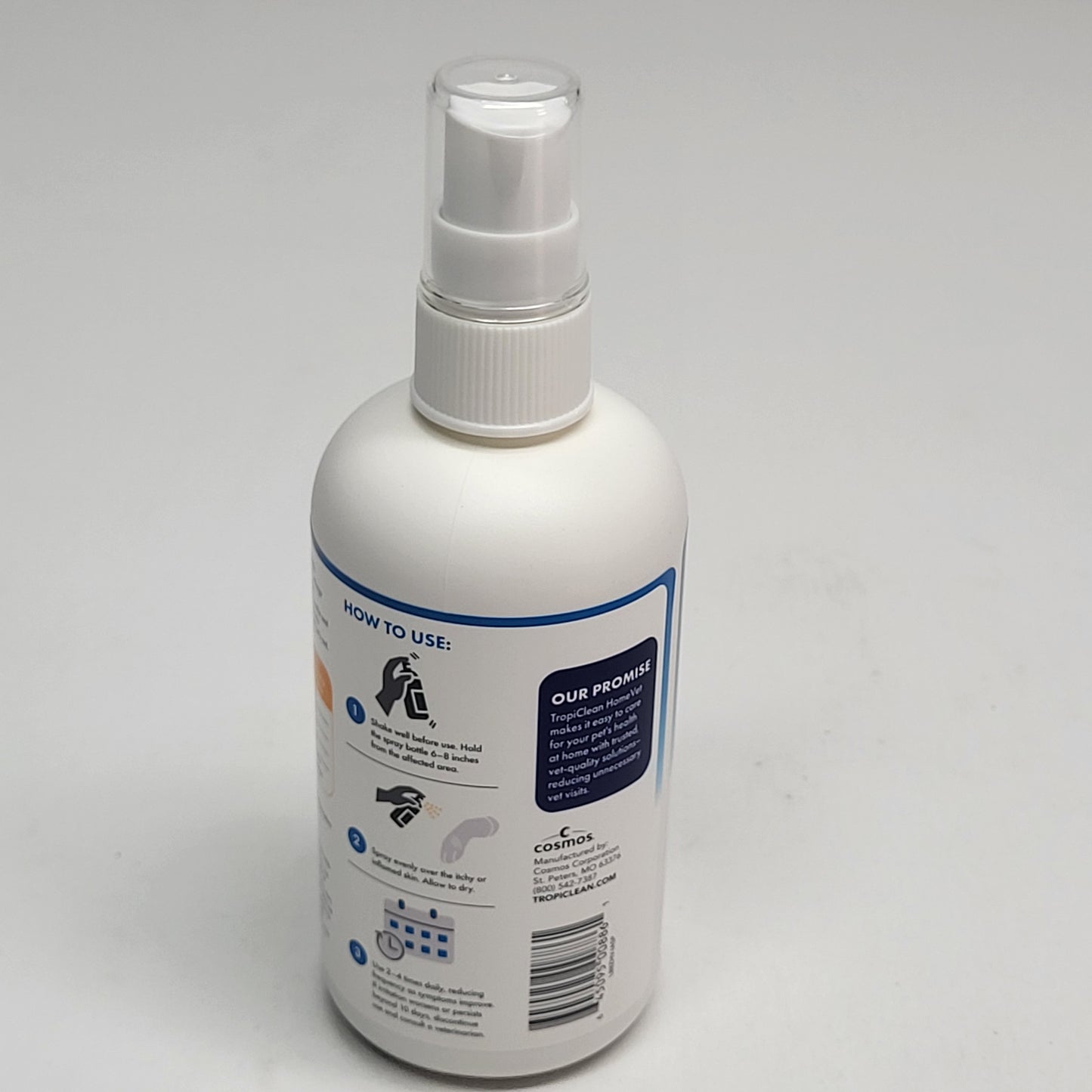 TROPICLEAN (6 PACK) Homevet Medicated Itch & Allergy Spray 8 oz 05/28