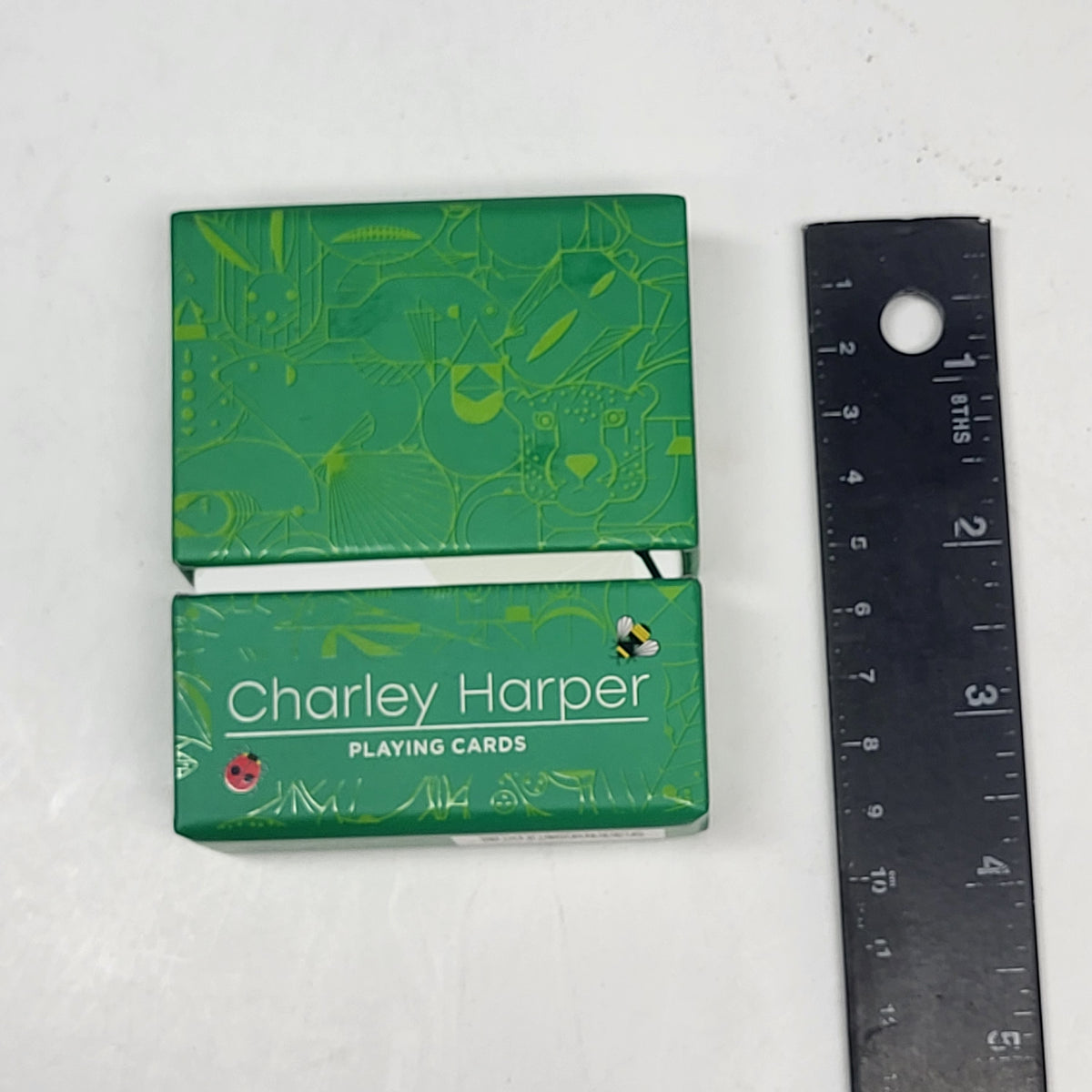 ZA@ POMEGRANATE Charley Harper Art Studio Playing Cards Animal Designs Green