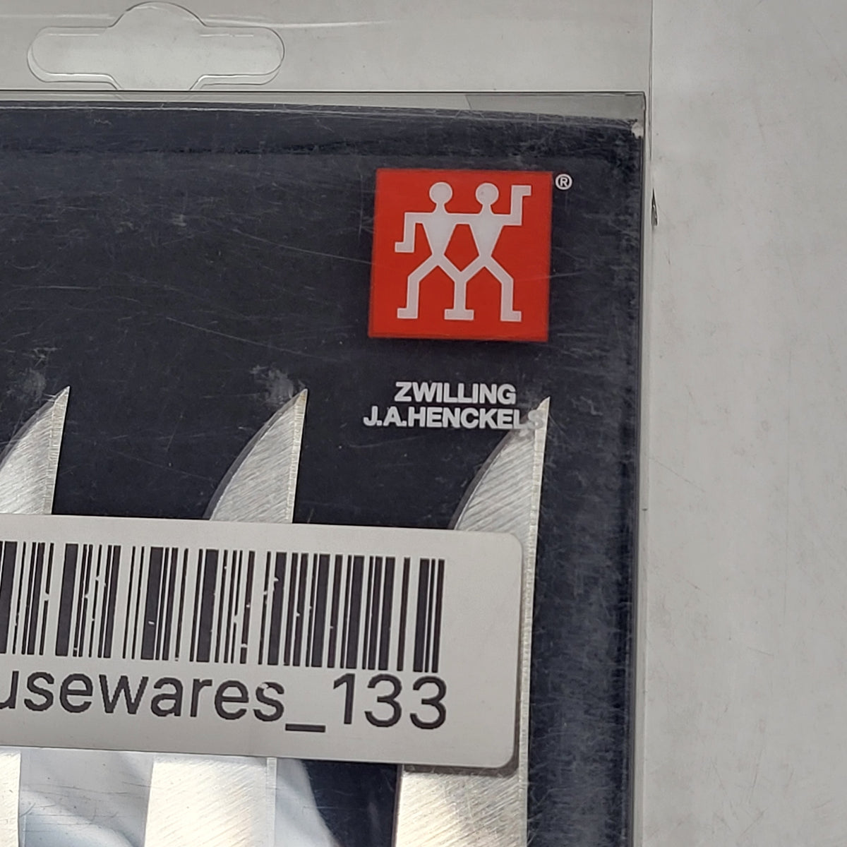ZWILLING J.A. HENCKELS Steak Knife Set of 4 Black/Silver 38430-002 1002866