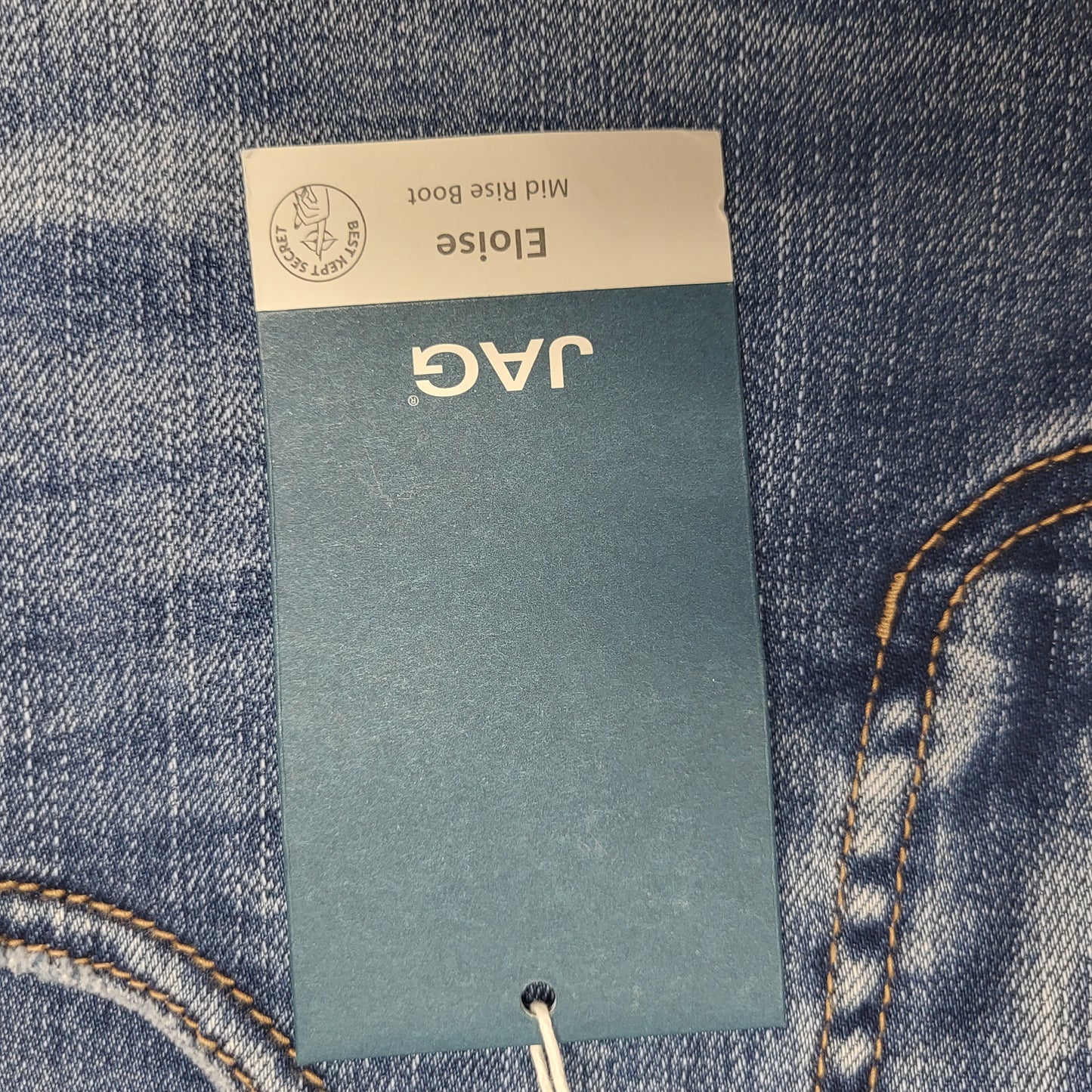 JAG Eloise Mid Rise Boot Jeans Womens Sz 8/29 Seattle Blue J2869EPK205
