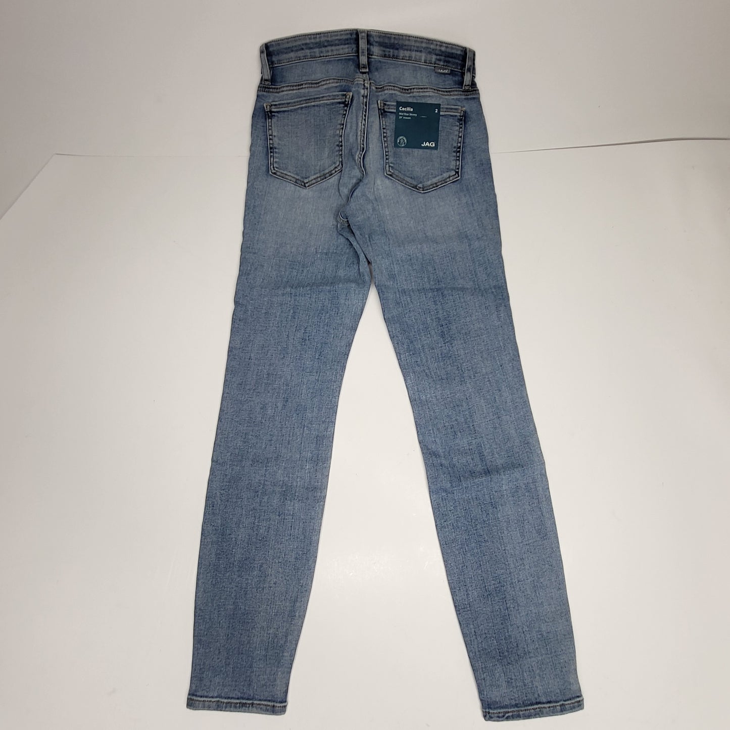 JAG Cecilia Mid Rise Skinny Jeans Womens Sz 2/29  Cabana Blue J2865ECF212