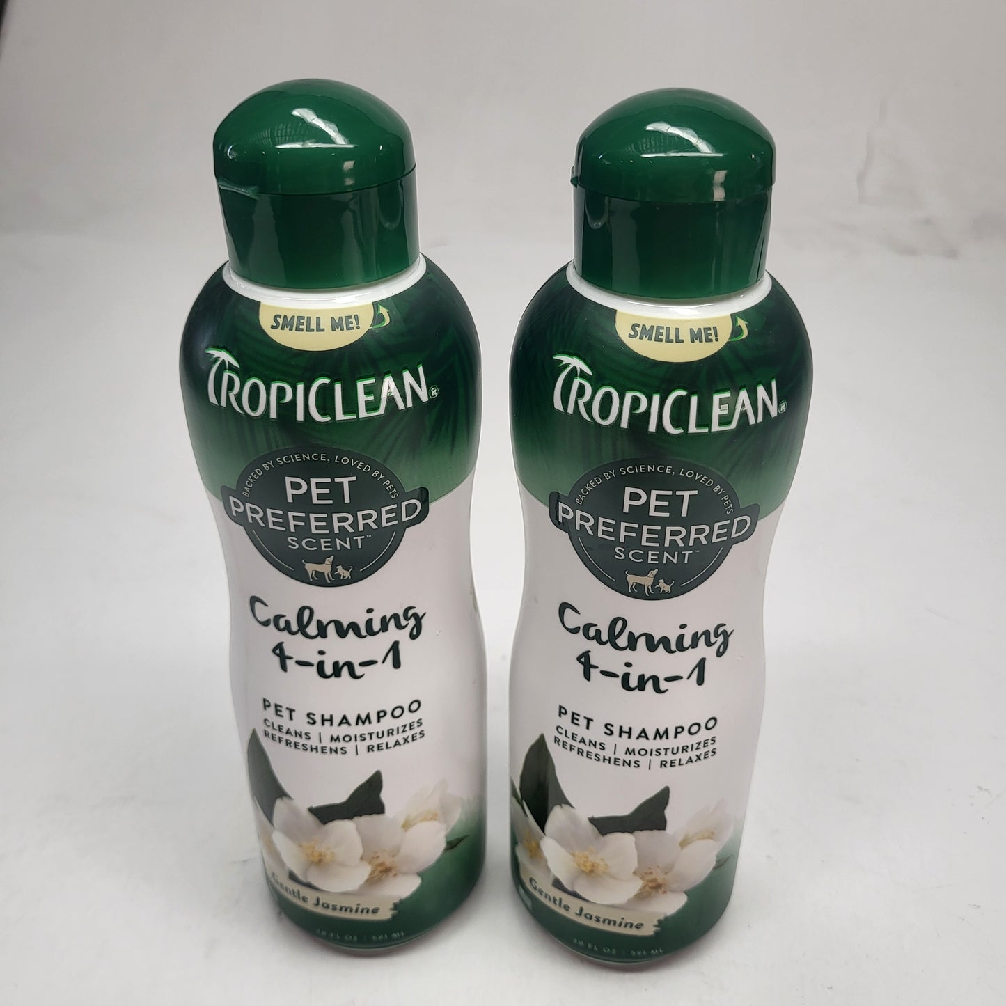TROPICLEAN (2 PACK) Pet Preferred Calming Scent Pet Shampoo Gentle Jasmine 20 oz
