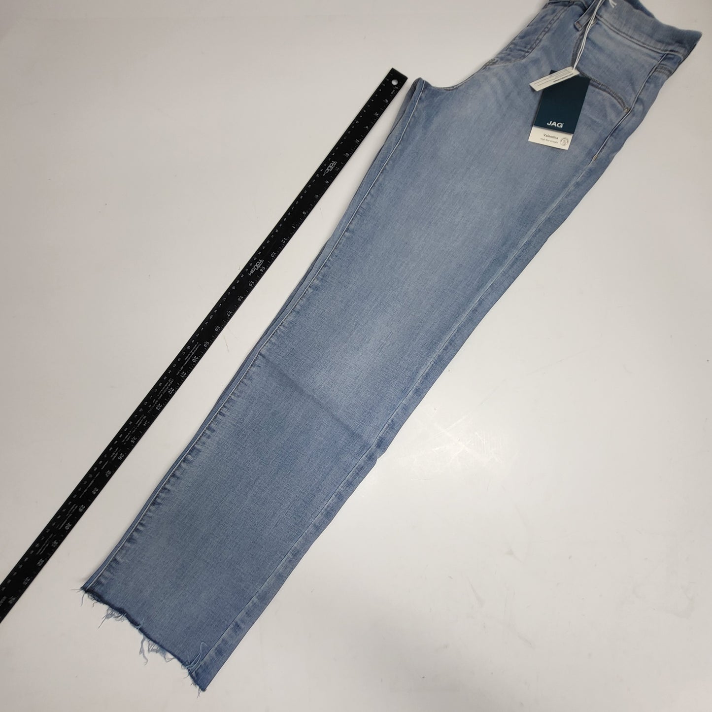 JAG Valentina High Rise Straight Sustainable Denim Womens Sz 12/32 Hollywood