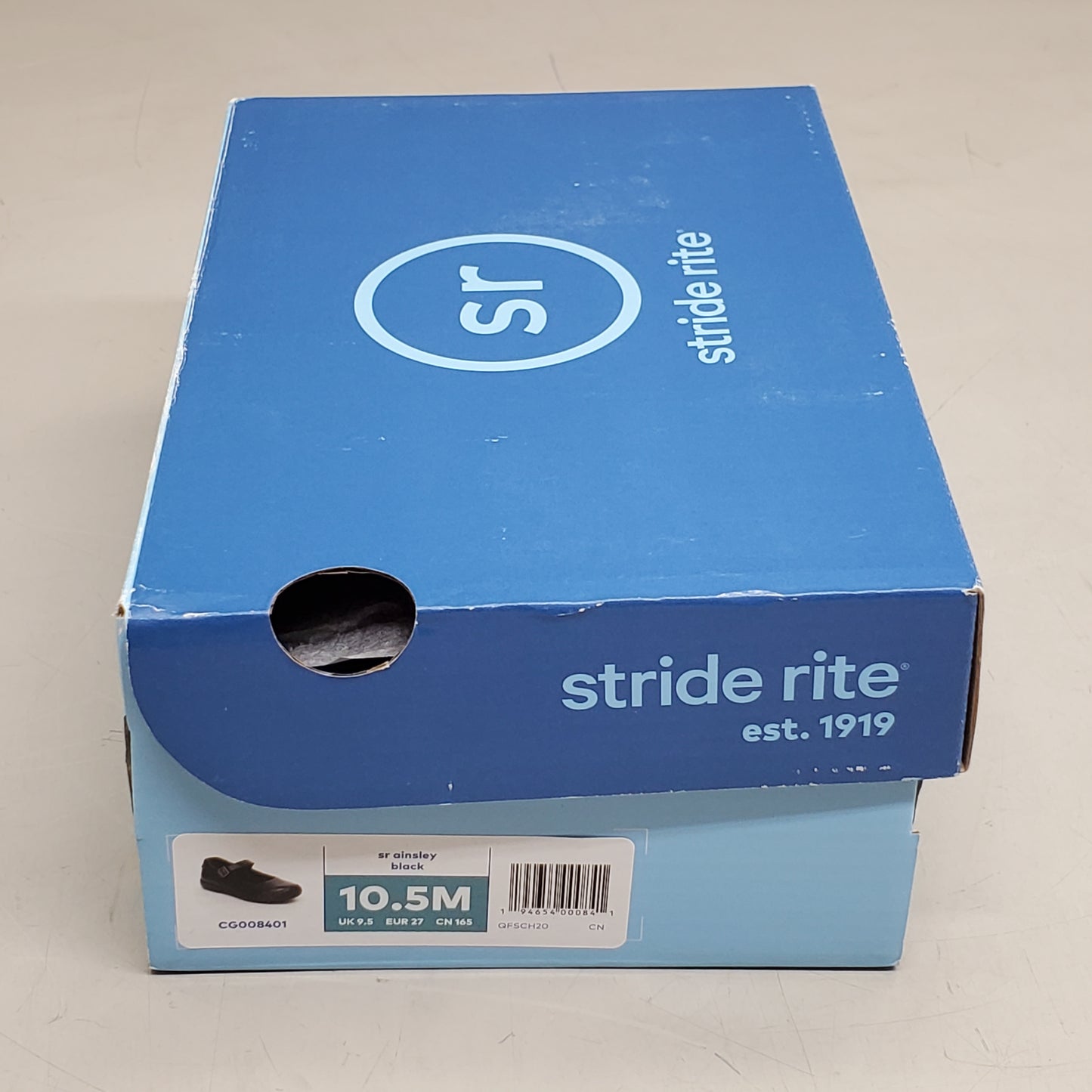 STRIDE RITE Ainsley Mary Jane Shoes Kids 10.5M Black CG008401
