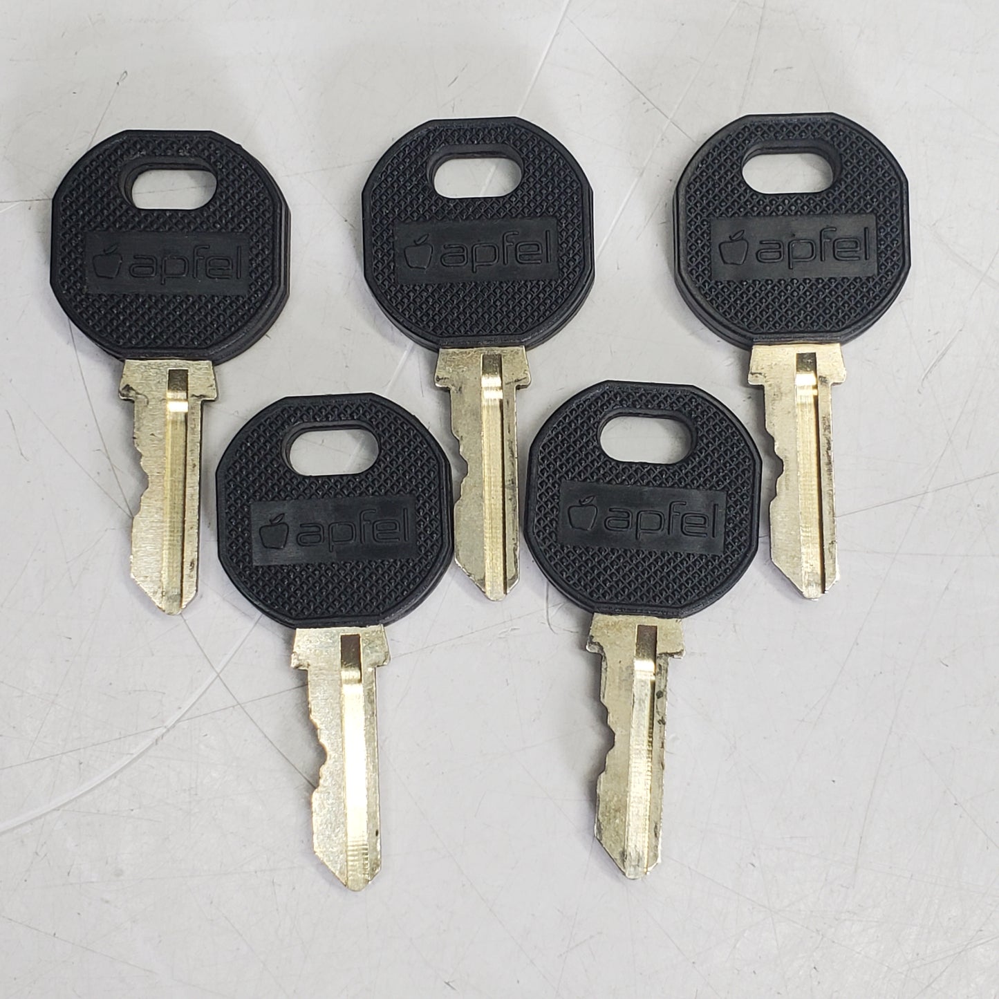 APFEL Vertical Storage Locking Cabinet 5 Drawer W/ Extra Shelves 41"Wx41"Dx49"H Tan