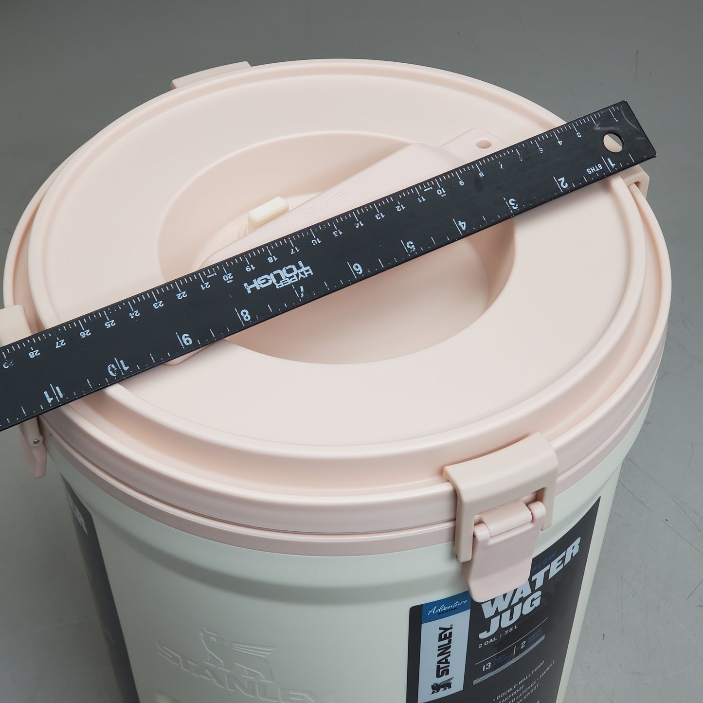 STANLEY Fast Flow Water Jug Dispenser Insulated Beverage Cooler 2 Gal Cream 10-01938-075