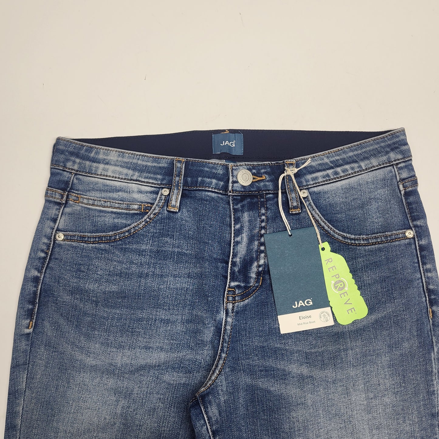 JAG Eloise Mid Rise Boot Jeans Womens Sz 8/29 Seattle Blue J2869EPK205