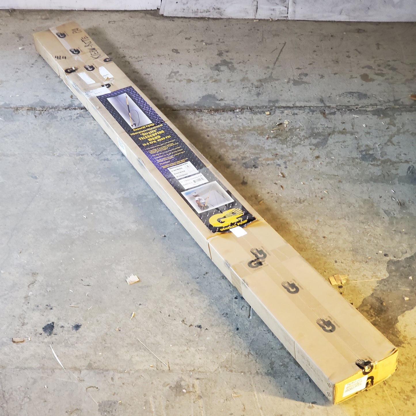 GENERAL PUMP Fiberglass/Aluminum Telescoping Wand 10.5 Gpm 4000 Psi 12' DLTG12