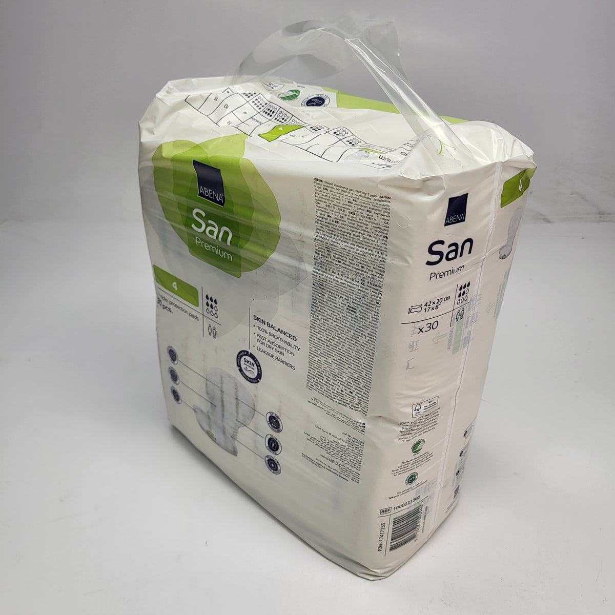ZA@ ABENA (3 PACK) San Premium Bladder Protection Pads Level 4 30 each BB 09/30 (AS-IS)