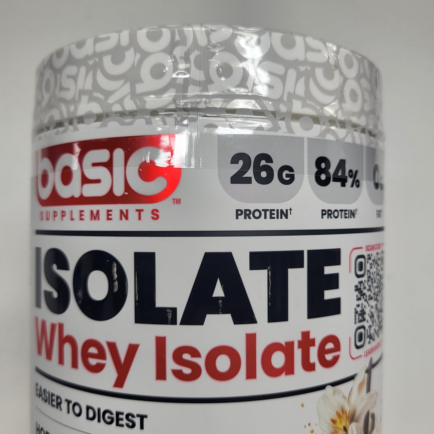 BASIC Basic Whey Isolate Zero-fat High-quality Protein Vanilla 2lbs BB 05/28