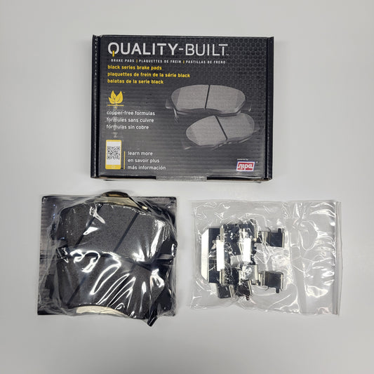 QUALITY-BUILT Ceramic Disc Brake Pad Set Black Front 1003-1593C