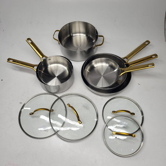 GREENPAN Reserve Stainless Steel 10-piece Cookware Set CC009246-002 (As Is)