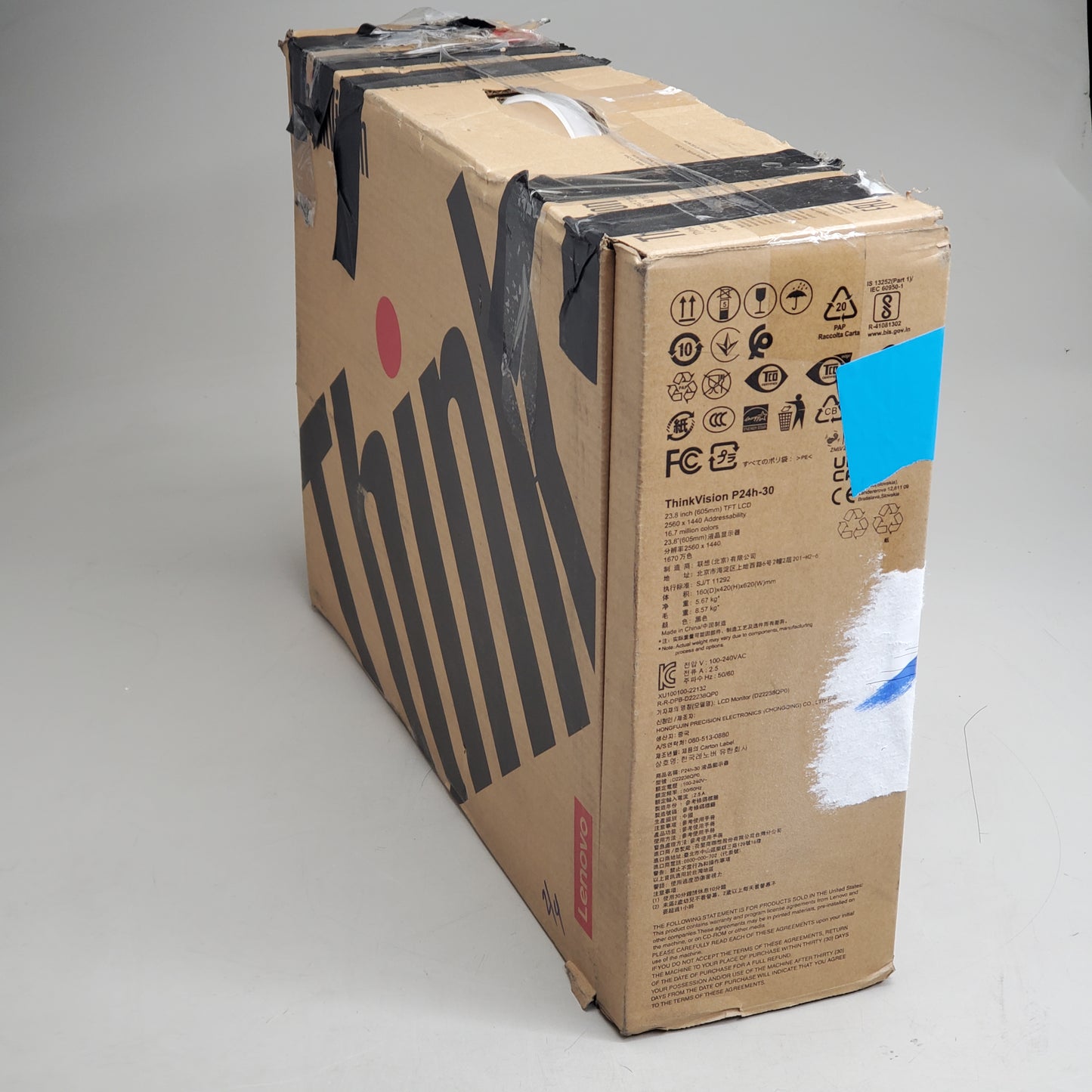 LENOVO THINKVISION LCD Monitor V90DRL P24H-30 23" Black 63B3GAR6US (New Other)