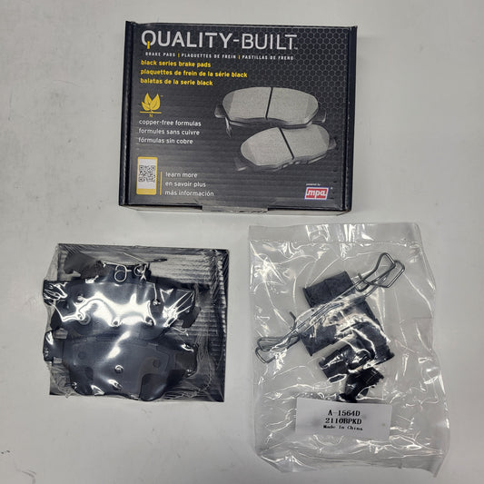 QUALITY-BUILT Ceramic Disc Brake Pad Set Black Rear 1003-1665C