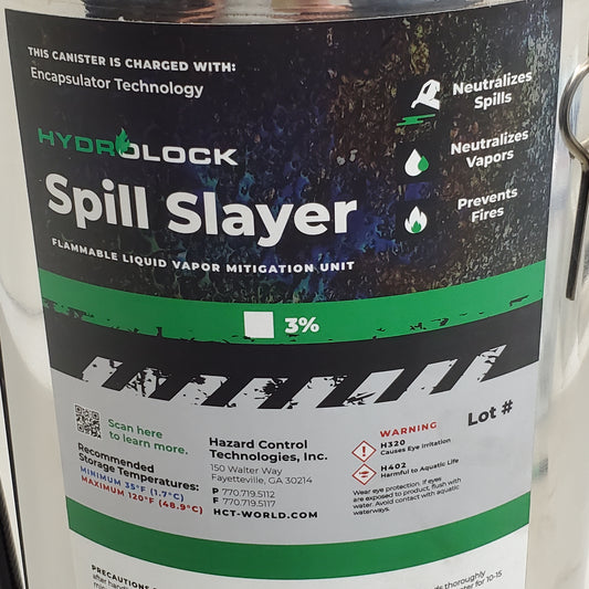 HYDROLOCK Spill Slayer Flammable Liquid Vapor Mitigation Unit Silver Fire Extenguisher 00000116