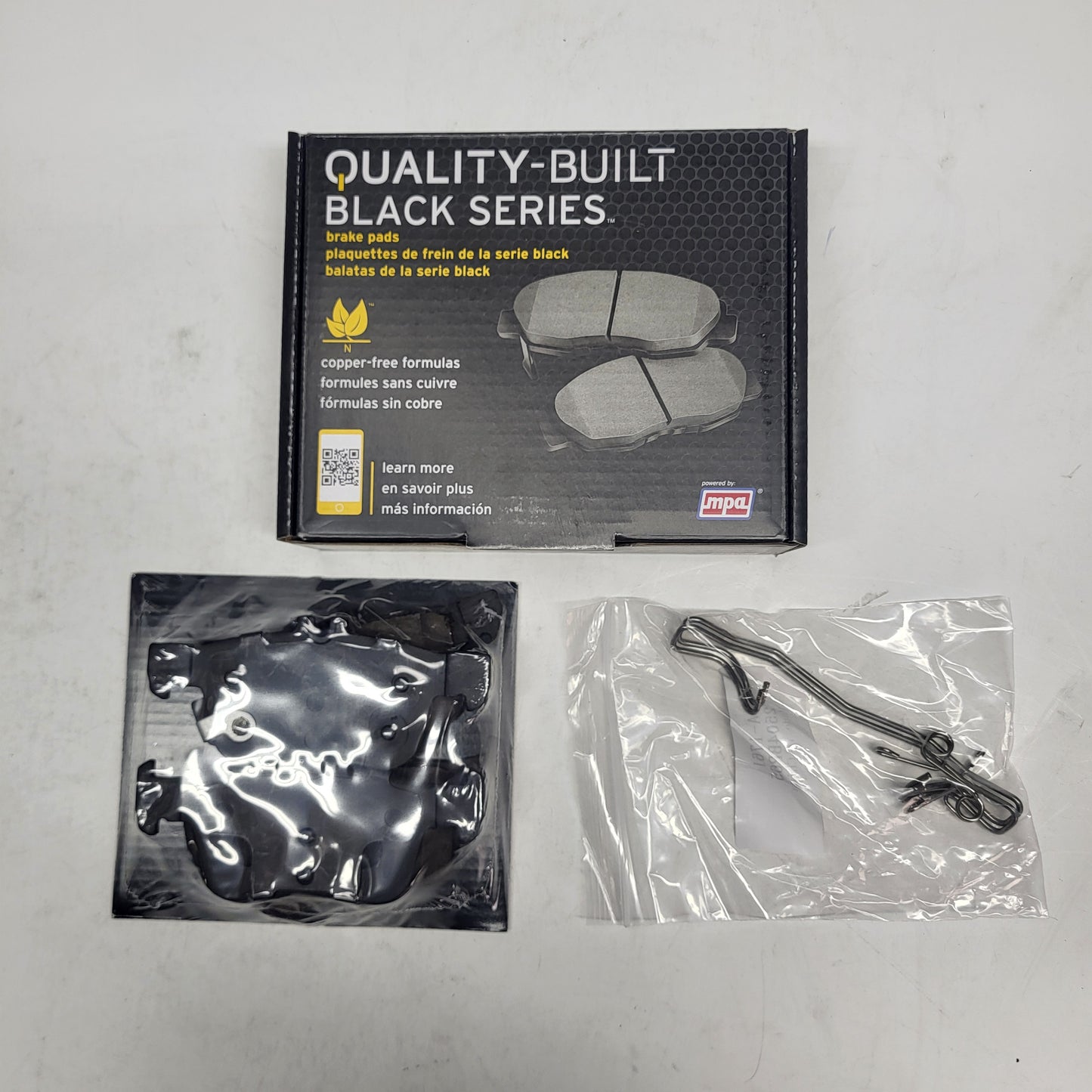 QUALITY-BUILT Ceramic Disc Brake Pad Set Black Rear 1003-1665AC