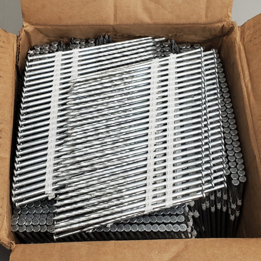 SPECIALTY Hot Dip Galvanized Plastic Strip Nails Screw Shank 6-1/4"x.162 A614162ADOJ