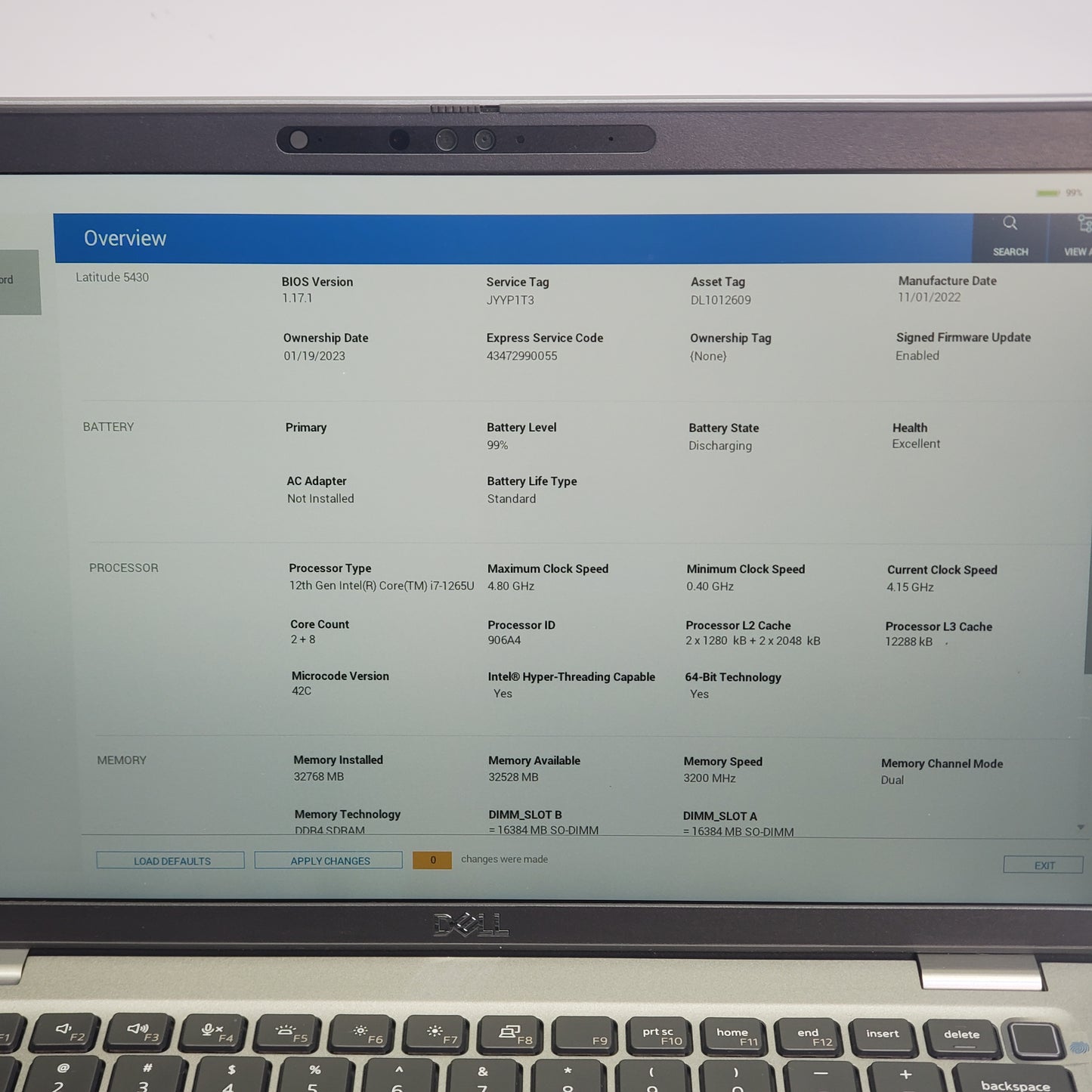 ZA@ Lot of 5 DELL Latitude 5430 Laptop I7-1265U 32GB RAM (NO OS & Accessories) 15.6" Screen P137G (Pre-Owned With Various Issues AS-IS)