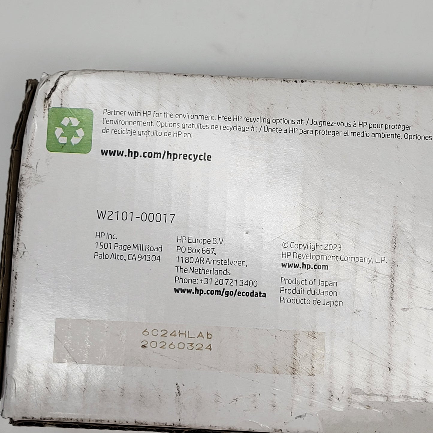 HP Laserjet Original Hp Toner 210x High Yield Cartridge Cyan W2101X
