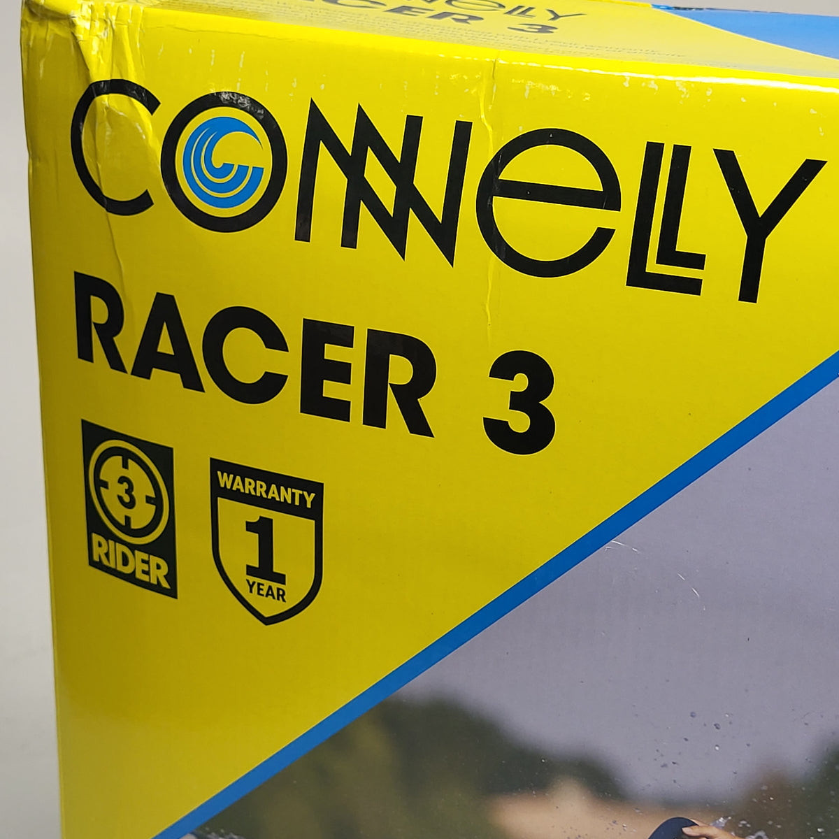 CONNELLY Connelly Racer 3 Towable Tube W/ Handles - 3 Riders 60"x75" Blue/White