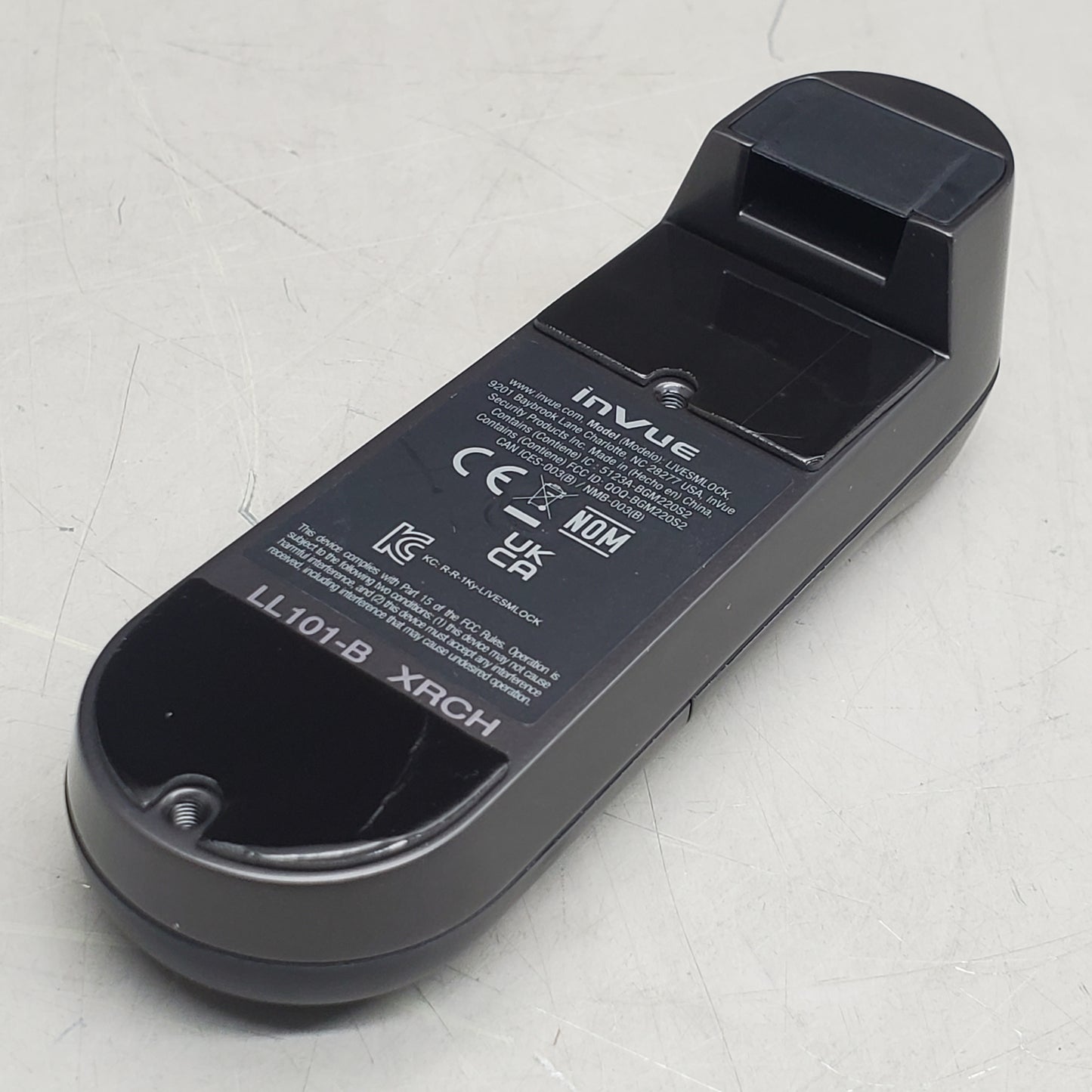 INVUE Slider Lock Body Live for Ir Ecosystem Black LL101O75 LIVESMLOCK