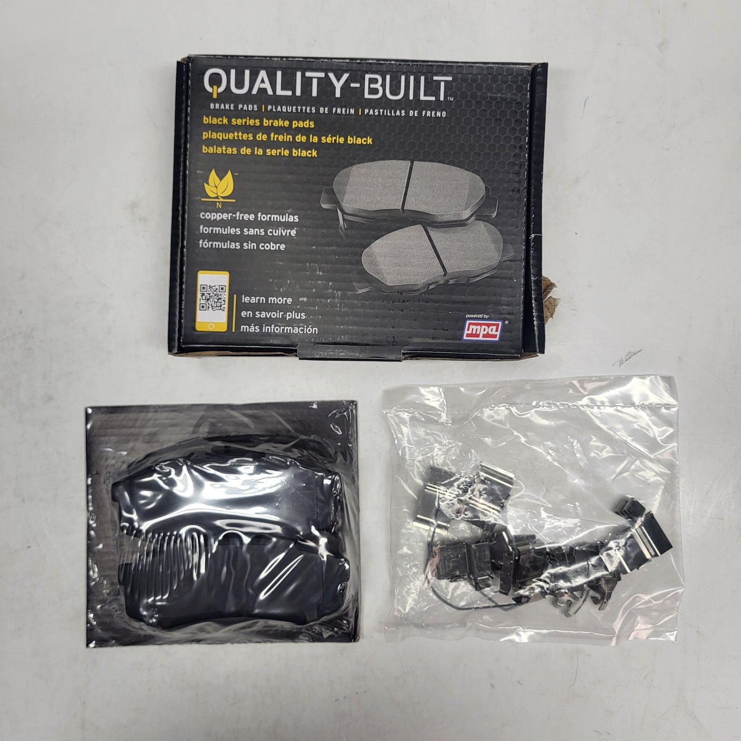 QUALITY-BUILT Ceramic Disc Brake Pad Set Black Rear 1003-0606C