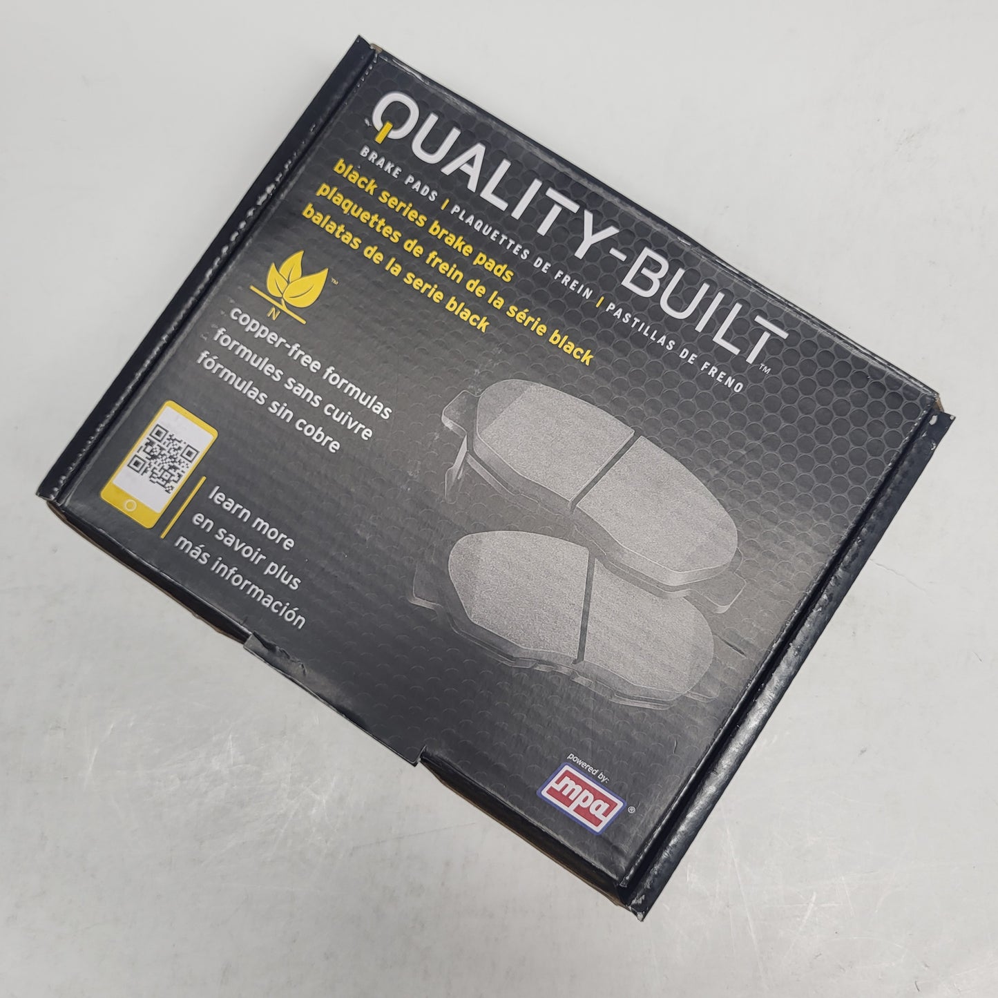 QUALITY-BUILT Ceramic Disc Brake Pad Set Black Front 1003-1273C