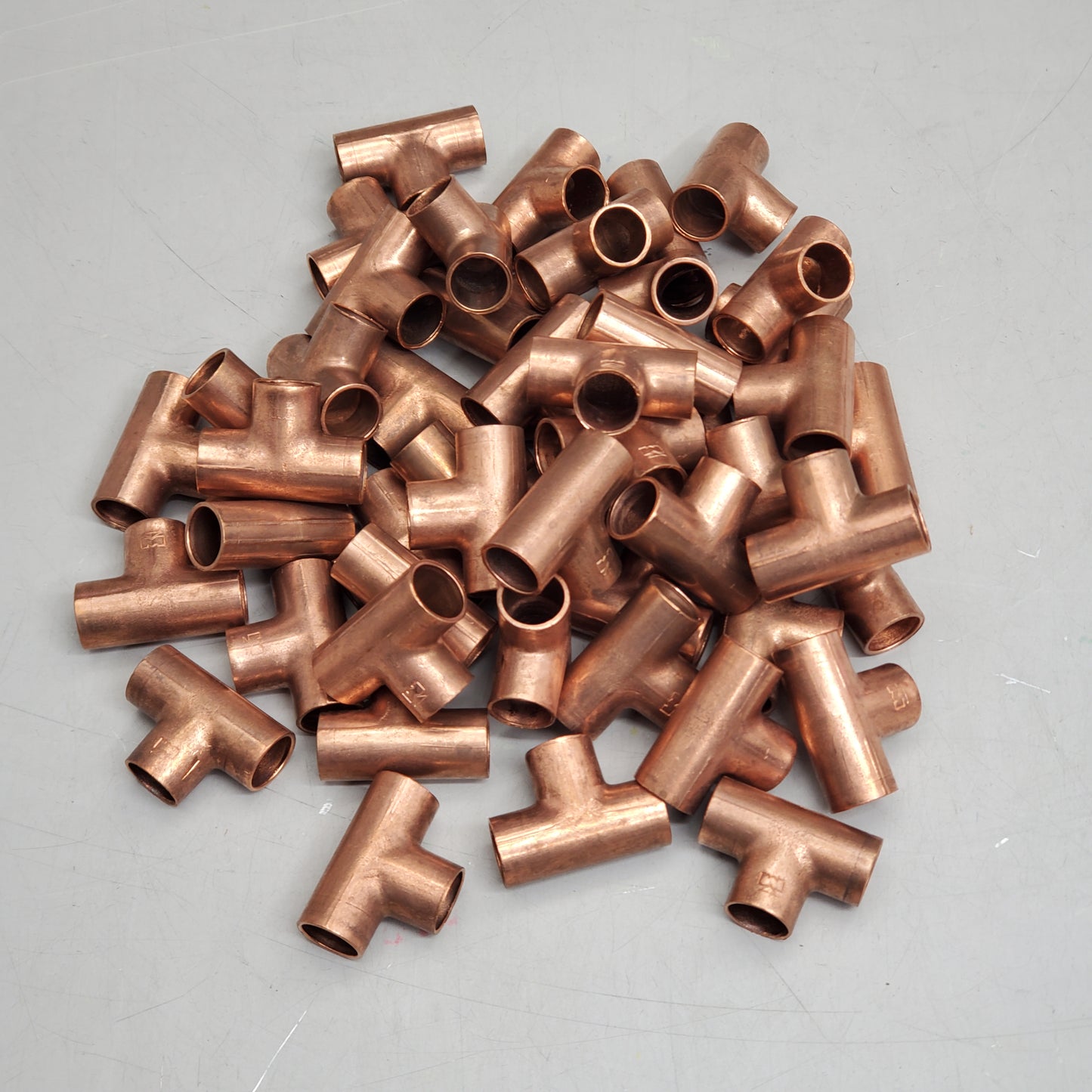 MUELLER (50 Pack) Solder Joint Tee 3/8" OD Copper W04000
