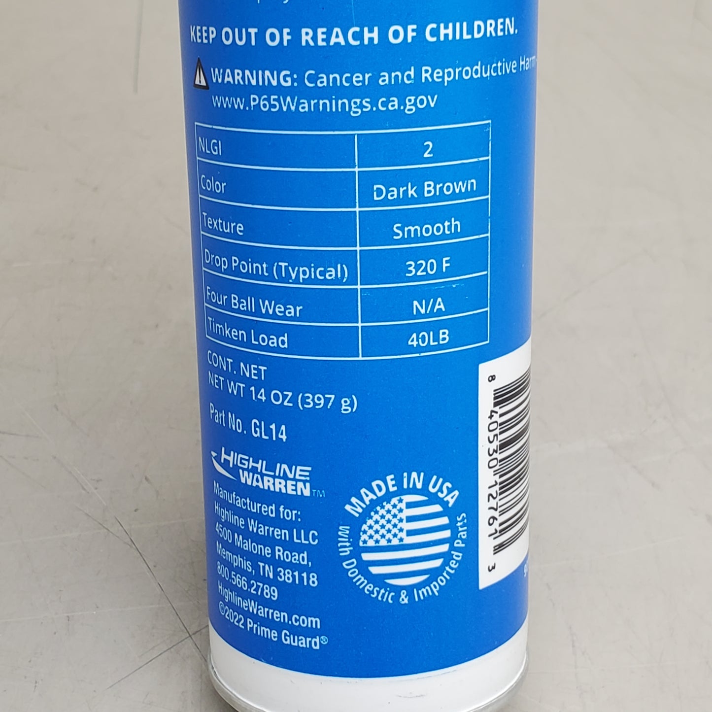 PRIME GUARD (10 Pack) All Purpose Lithium Grease 14 oz GL14