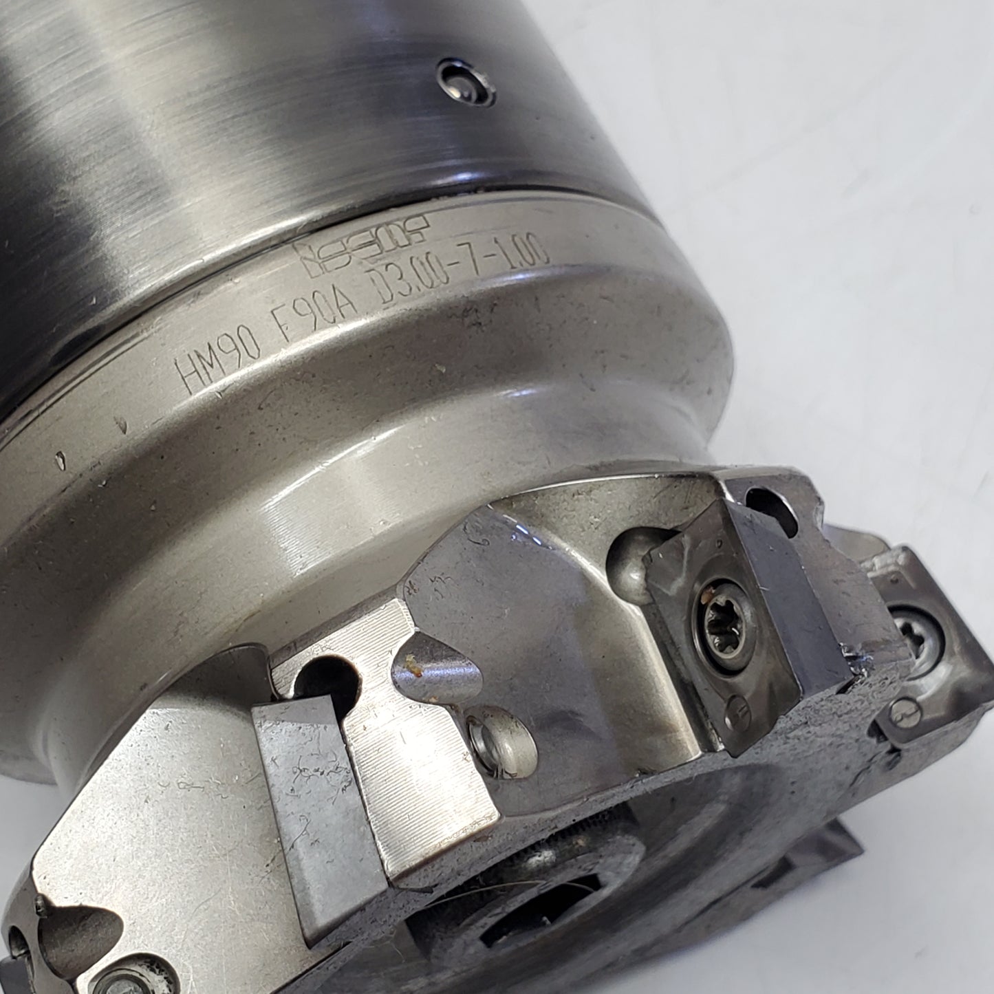 ISCAR Tool Holder with 6 Insert Indexable Face Milling Cutter 3" HM90 F90A D3.00-7-1.00 (Used)