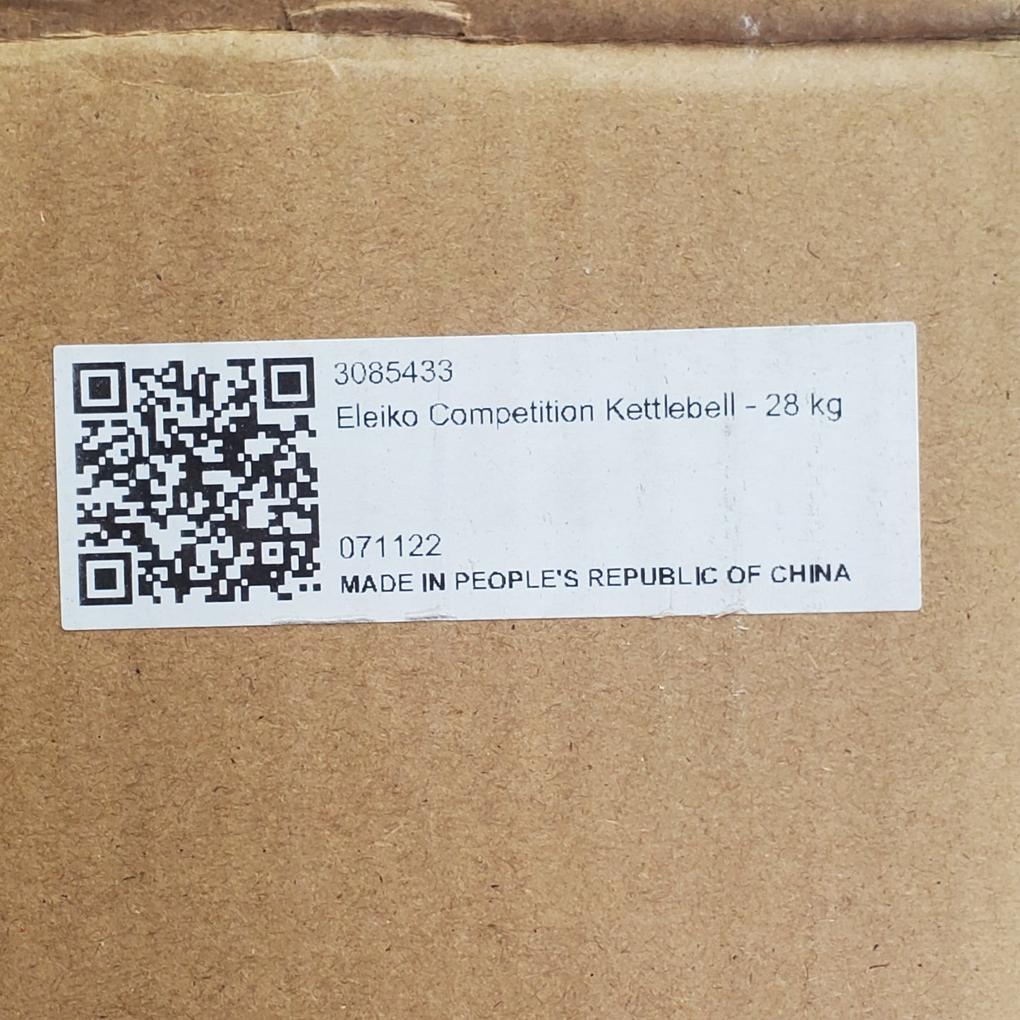 ELEIKO Competition Weightlifting Kettlebell 28 KG (61.7 lbs) Orange 3085433