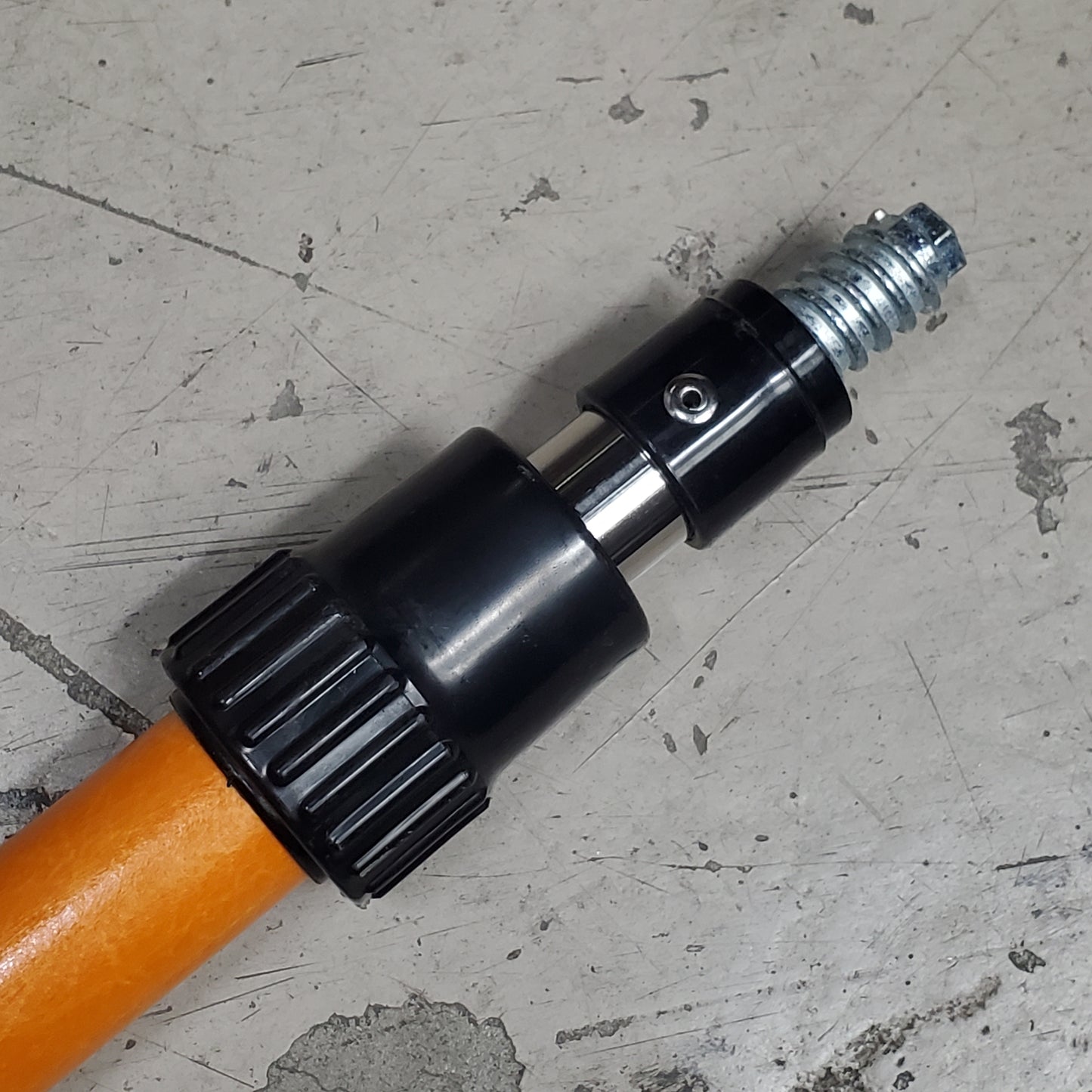PREMIER Fiberglass & Stainless Extension Pole Heavy Duty Large Twist 5' - 10' Orange 84510