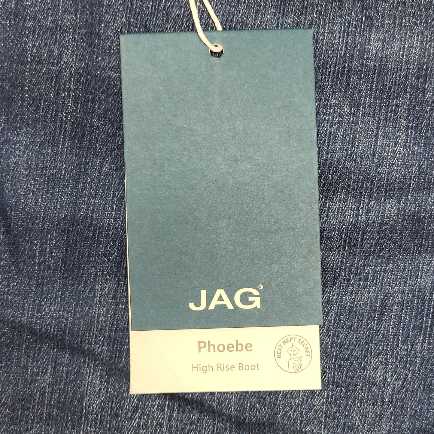 JAG Phoebe High Rise Bootcut Jeans Women's Sz 8/32 Seaside Blue J2911SCV418