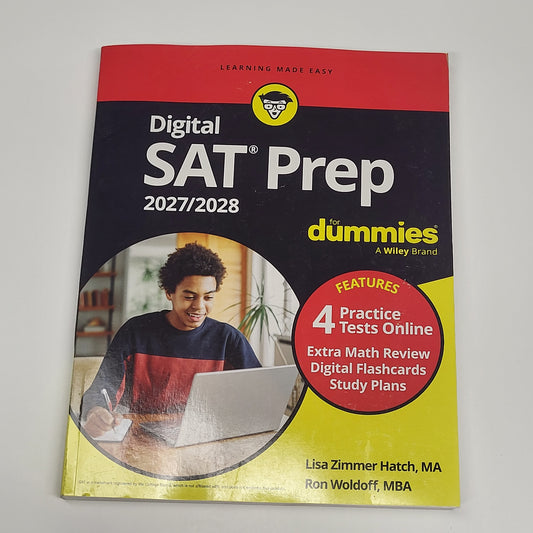 LEARNING MADE EASY Digital Sat Prep 2027/2028: Features 4 Practice Tests Online