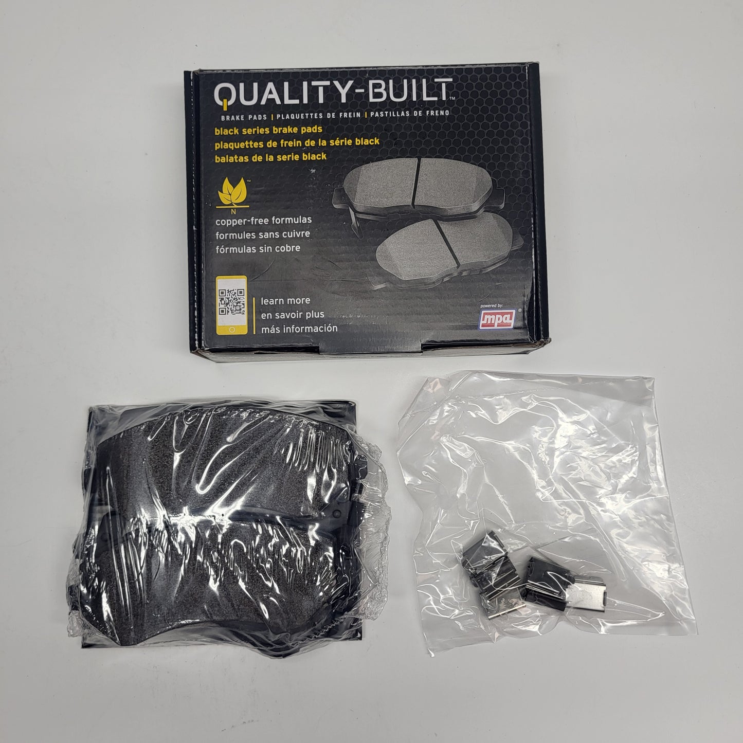 QUALITY-BUILT Semi-Metallic Disc Brake Pad Set Black Front 1003-0856M