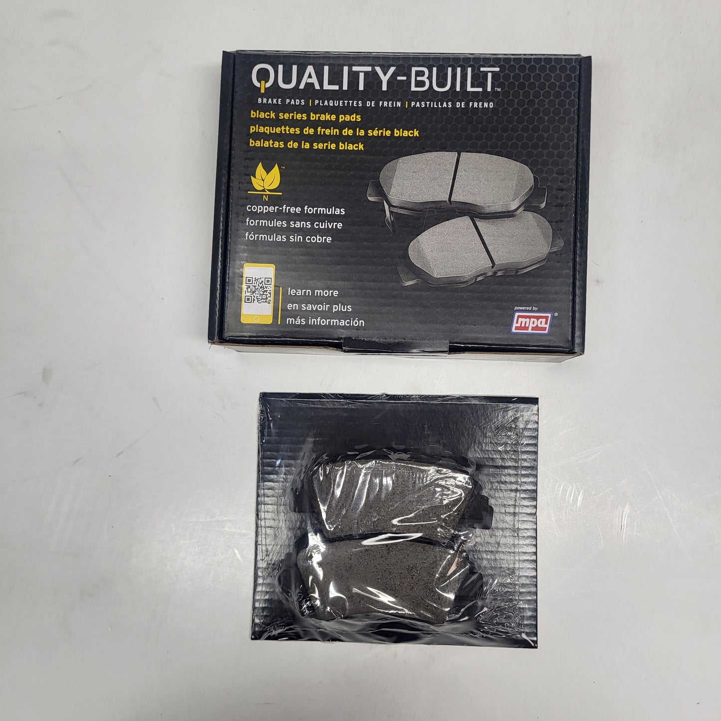 QUALITY-BUILT Ceramic Disc Brake Pad Set Black Rear 1003-1848C