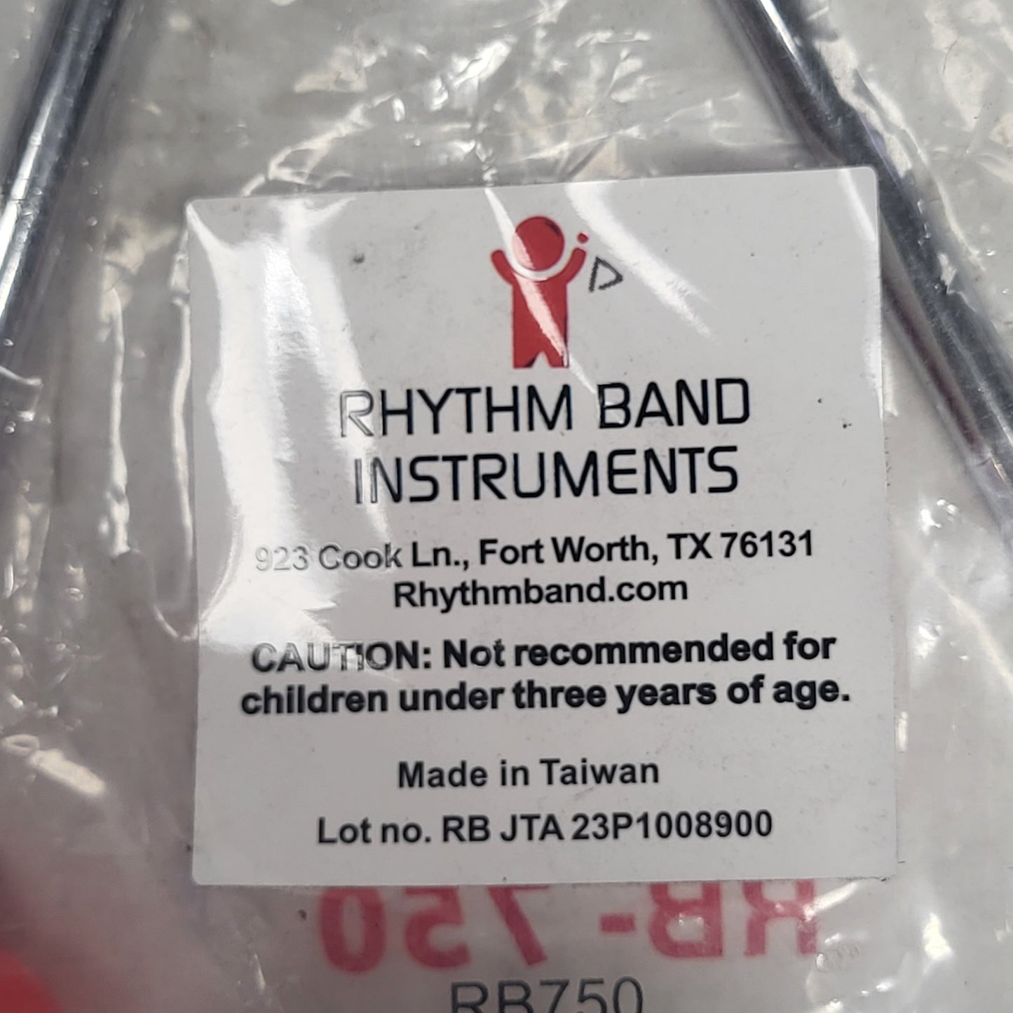ZA@ RHYTHM BAND INSTRUMENTS (2 PACK) Triangle with Striker
