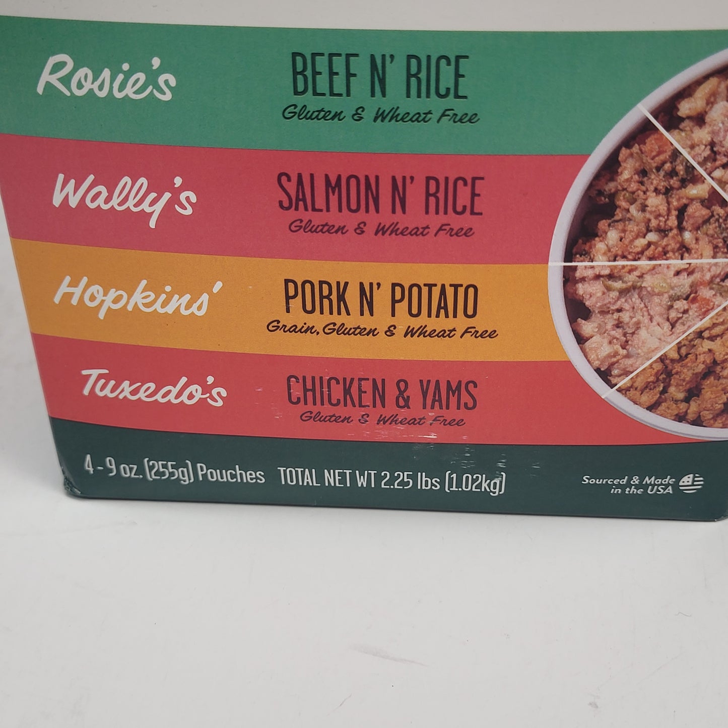 PORTLAND PET FOOD Homestyle Dog Meals Variety Pack 4 Pouches 4-9 oz BB 05/27